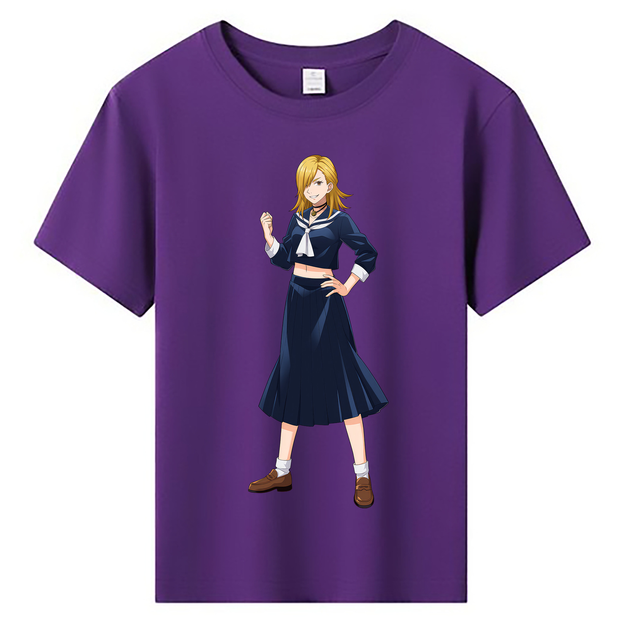（画像用） 呪術廻戦 Jujutsu Kaisen 綿100％キッズTシャツ（フロントプリント）