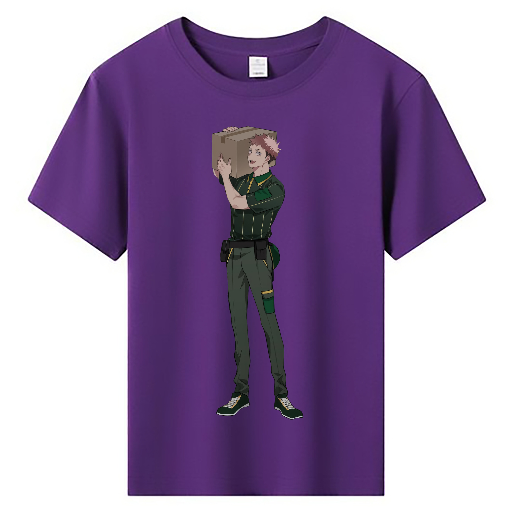 （画像用） 呪術廻戦 Jujutsu Kaisen 綿100％キッズTシャツ（フロントプリント）
