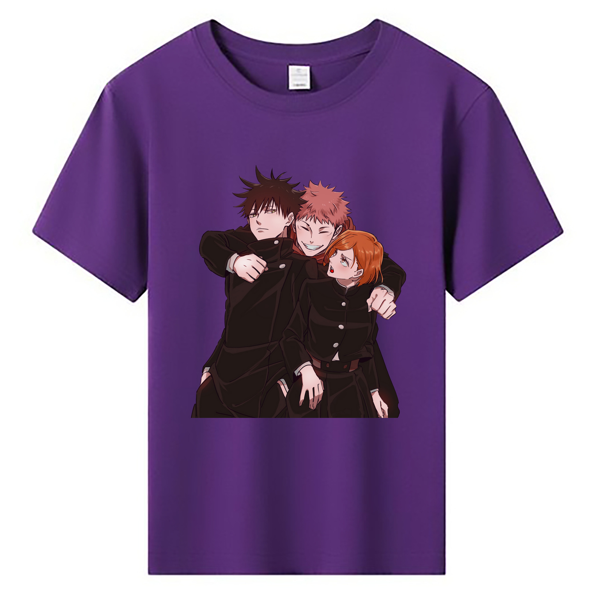 （画像用） 呪術廻戦 Jujutsu Kaisen 綿100％キッズTシャツ（フロントプリント）
