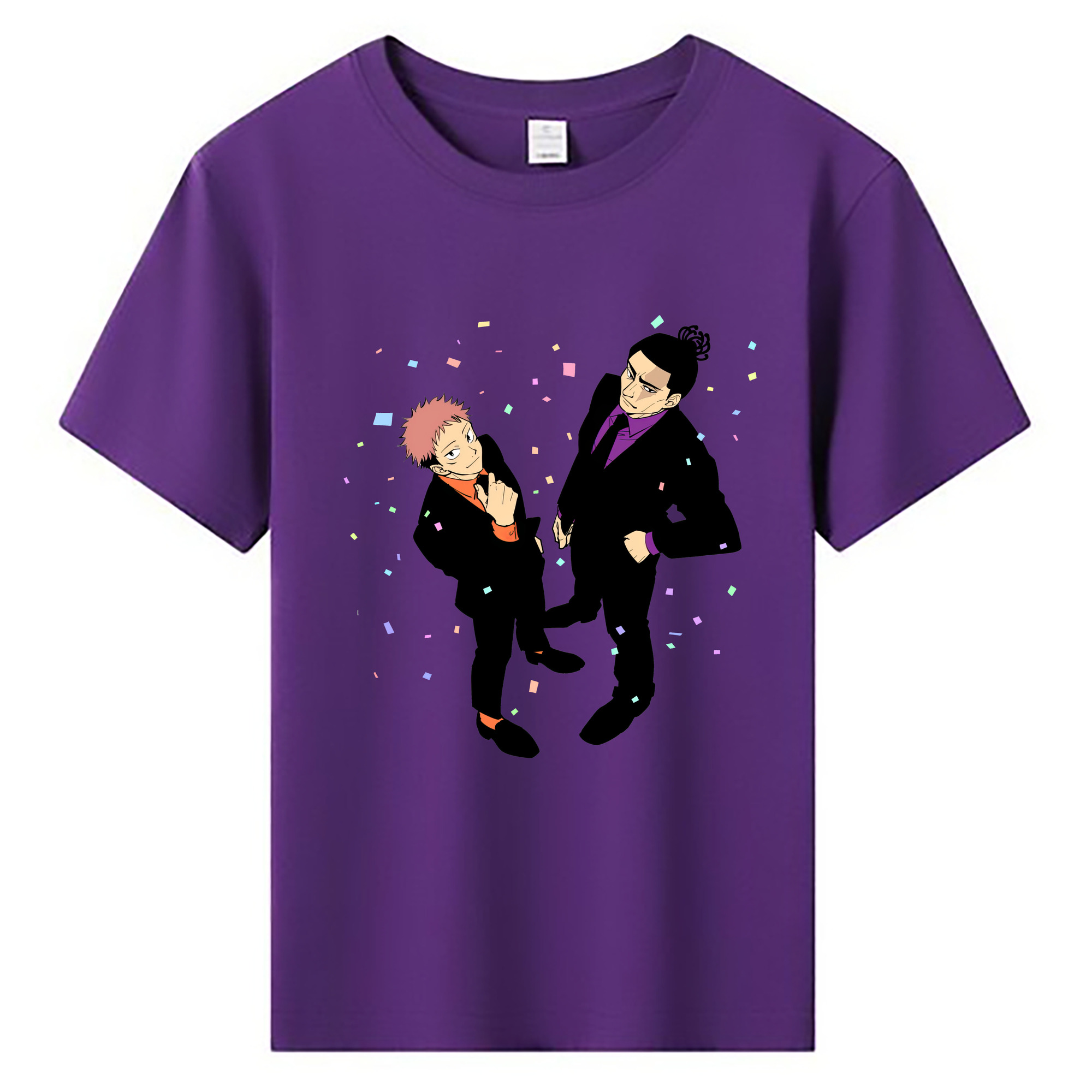（画像用） 呪術廻戦 Jujutsu Kaisen 綿100％キッズTシャツ（フロントプリント）