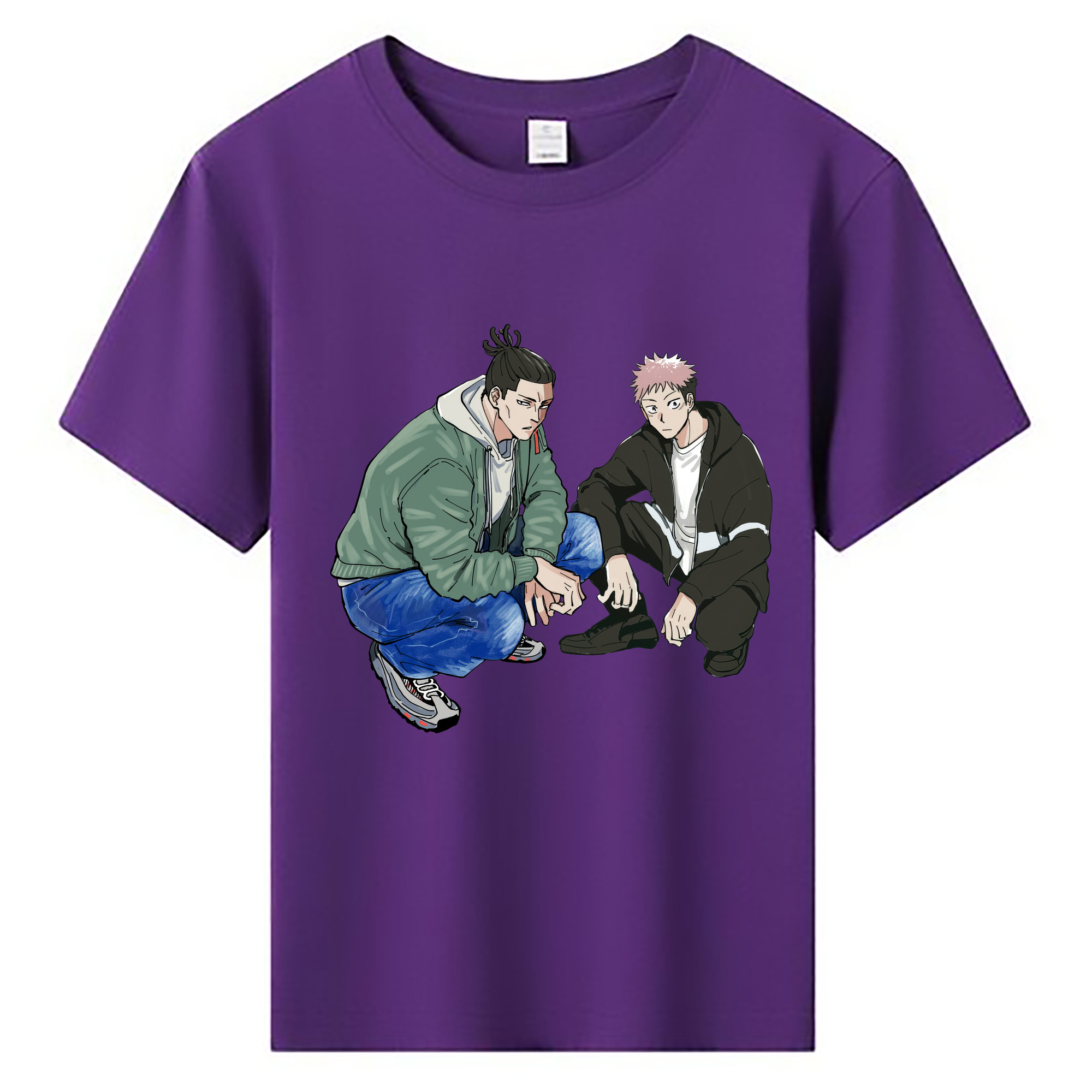 （画像用） 呪術廻戦 Jujutsu Kaisen 綿100％キッズTシャツ（フロントプリント）