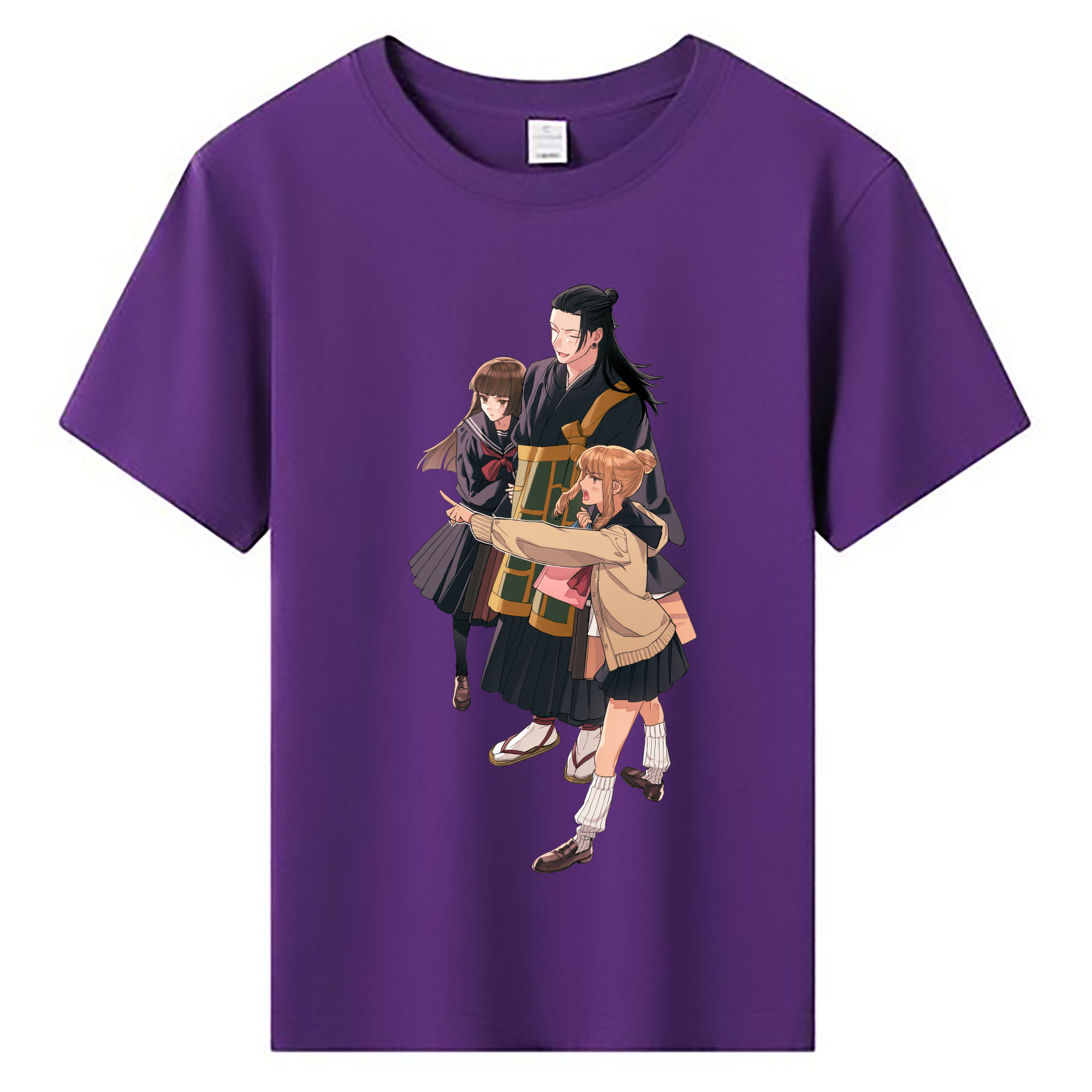 （画像用） 呪術廻戦 Jujutsu Kaisen 綿100％キッズTシャツ（フロントプリント）