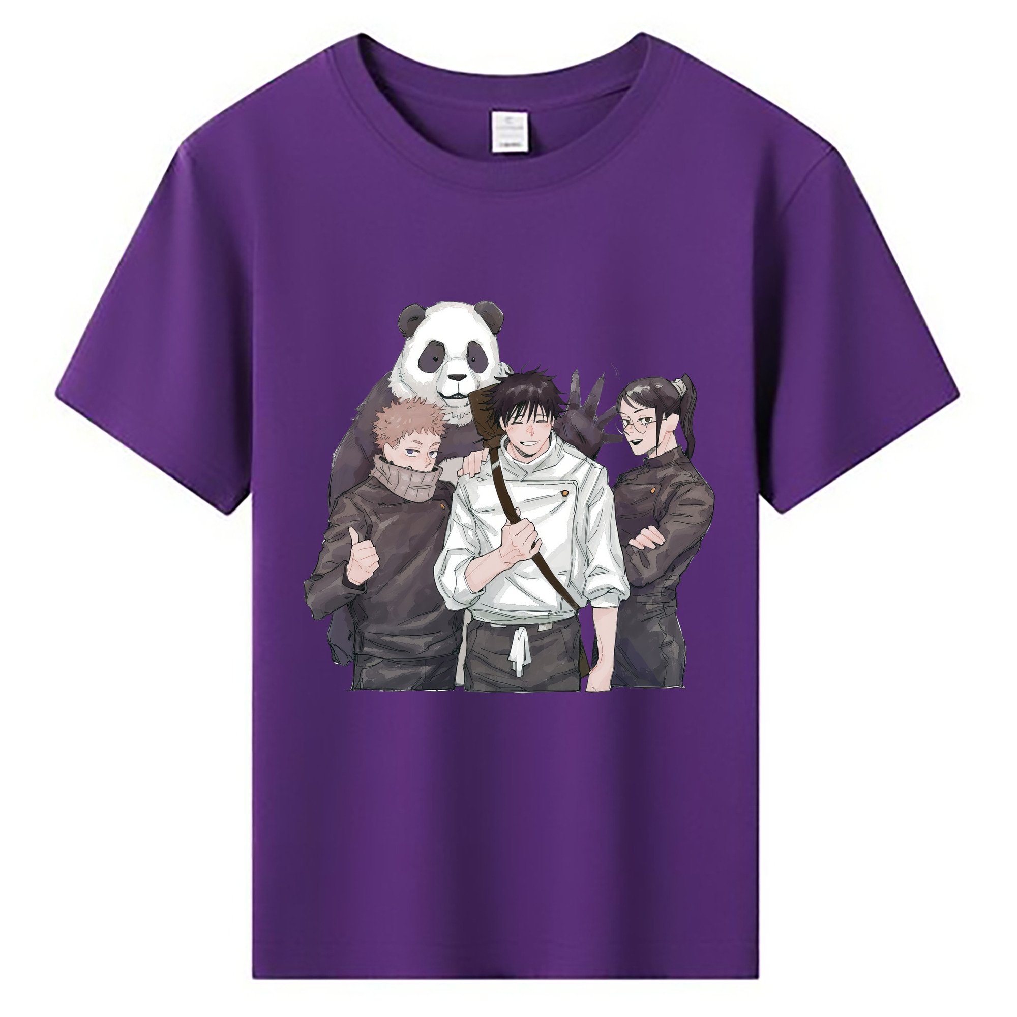 （画像用） 呪術廻戦 Jujutsu Kaisen 綿100％キッズTシャツ（フロントプリント）