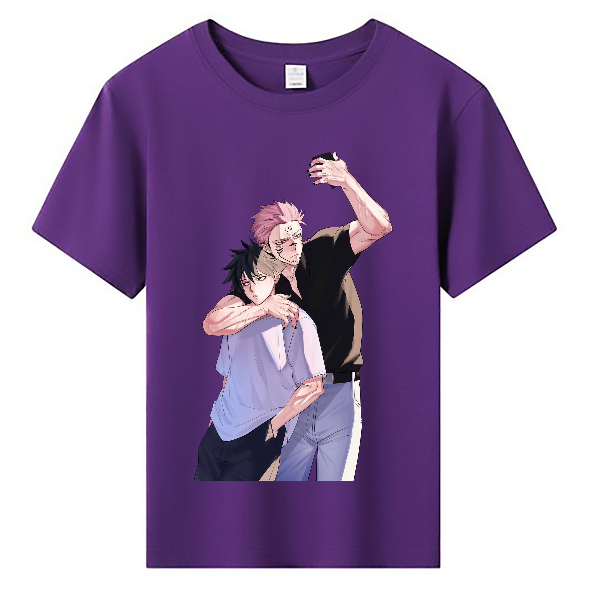 （画像用） 呪術廻戦 Jujutsu Kaisen 綿100％キッズTシャツ（フロントプリント）