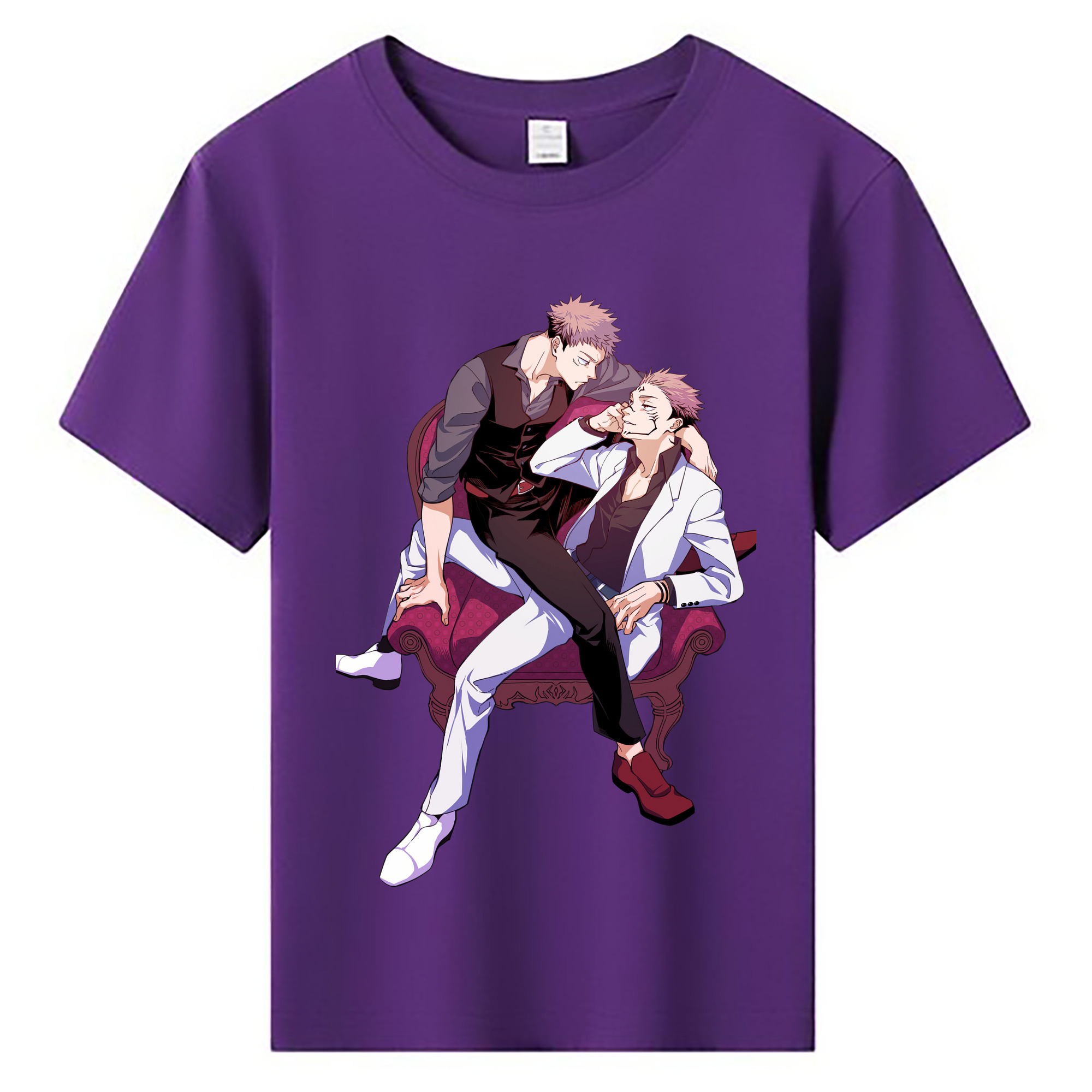 （画像用） 呪術廻戦 Jujutsu Kaisen 綿100％キッズTシャツ（フロントプリント）