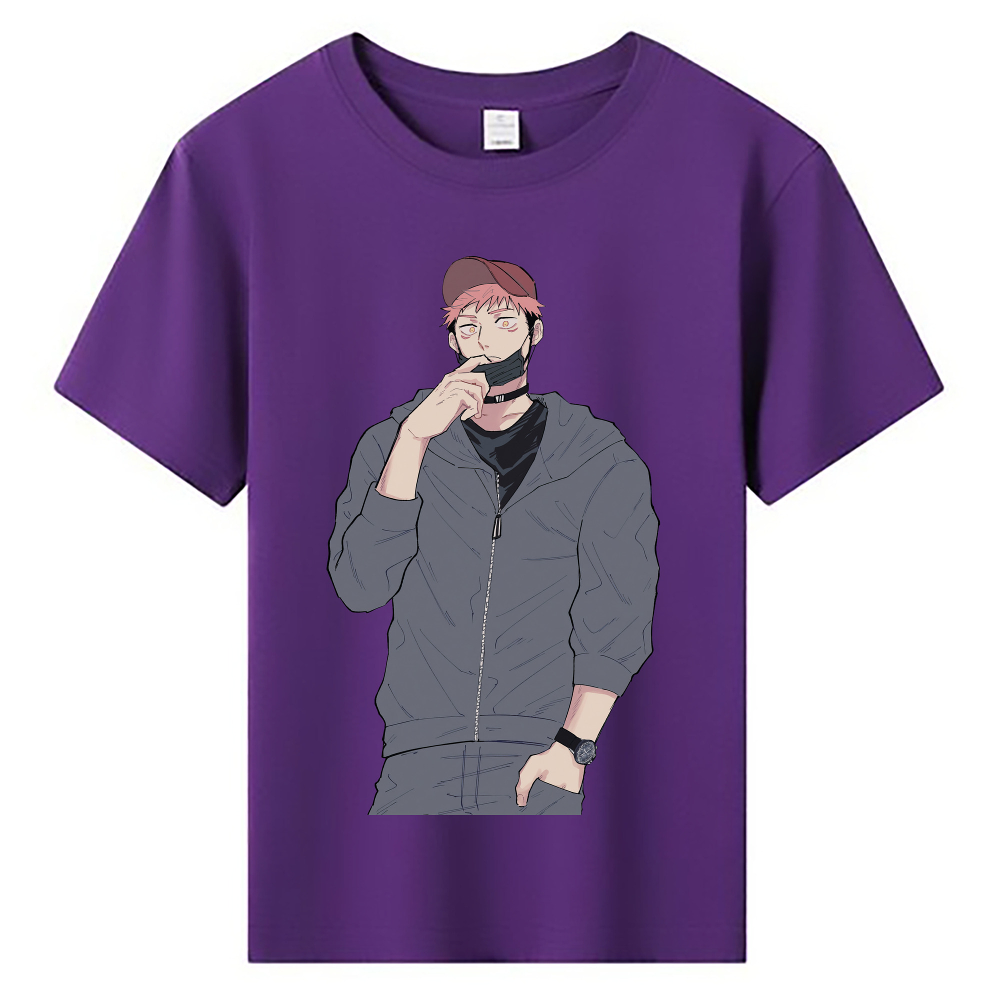 （画像用） 呪術廻戦 Jujutsu Kaisen 綿100％キッズTシャツ（フロントプリント）