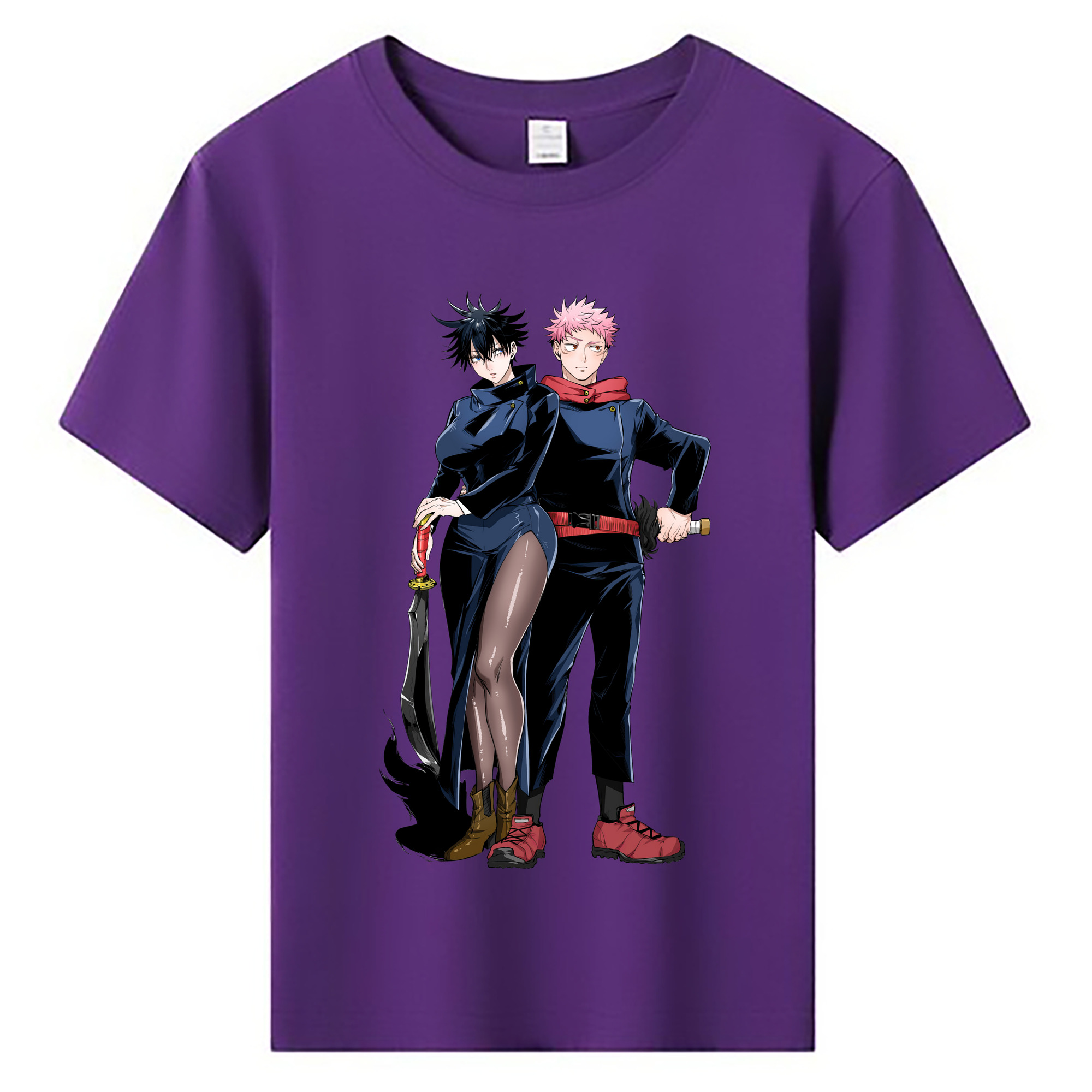 （画像用） 呪術廻戦 Jujutsu Kaisen 綿100％キッズTシャツ（フロントプリント）