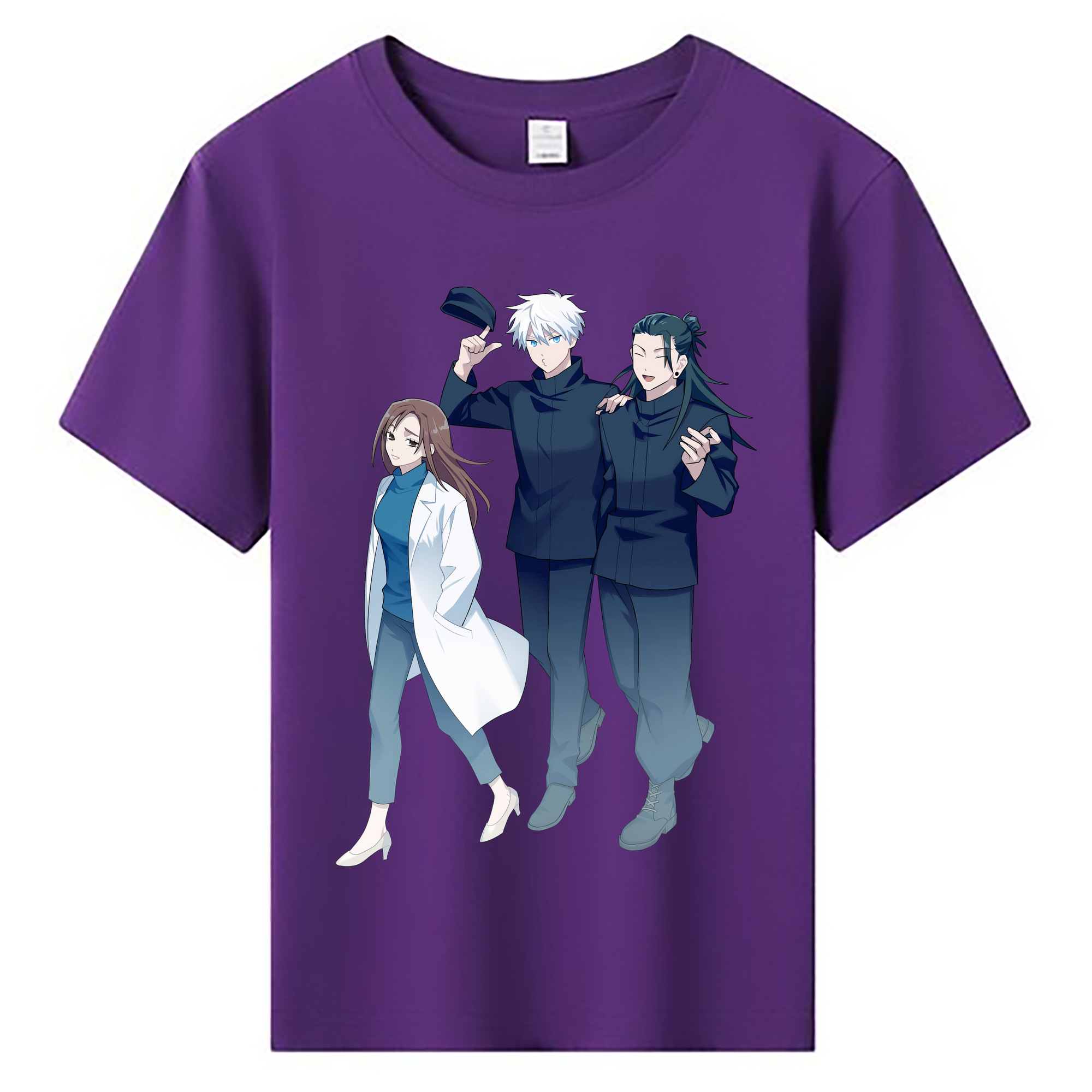 （画像用） 呪術廻戦 Jujutsu Kaisen 綿100％キッズTシャツ（フロントプリント）