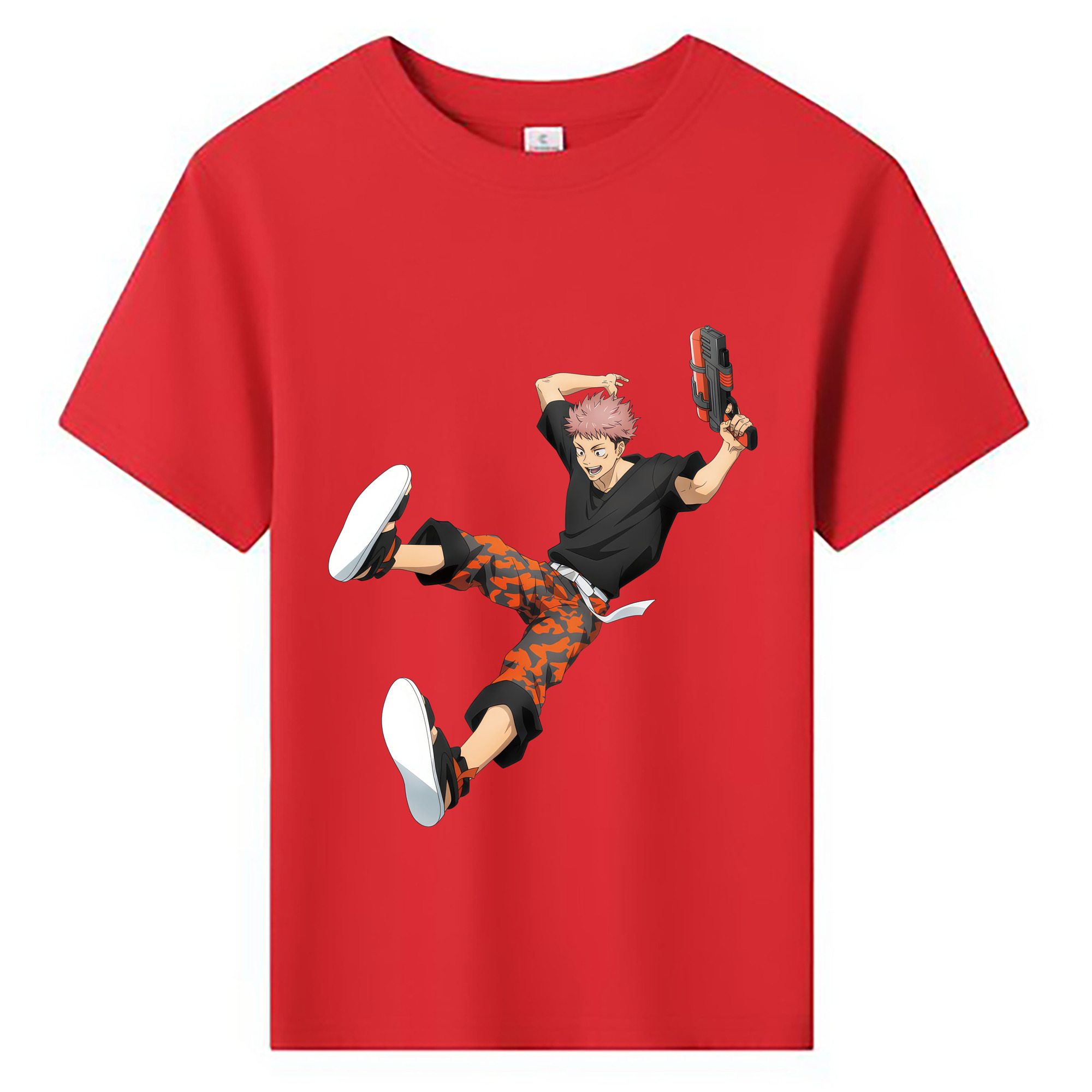 （画像用） 呪術廻戦 Jujutsu Kaisen 綿100％キッズTシャツ（フロントプリント）