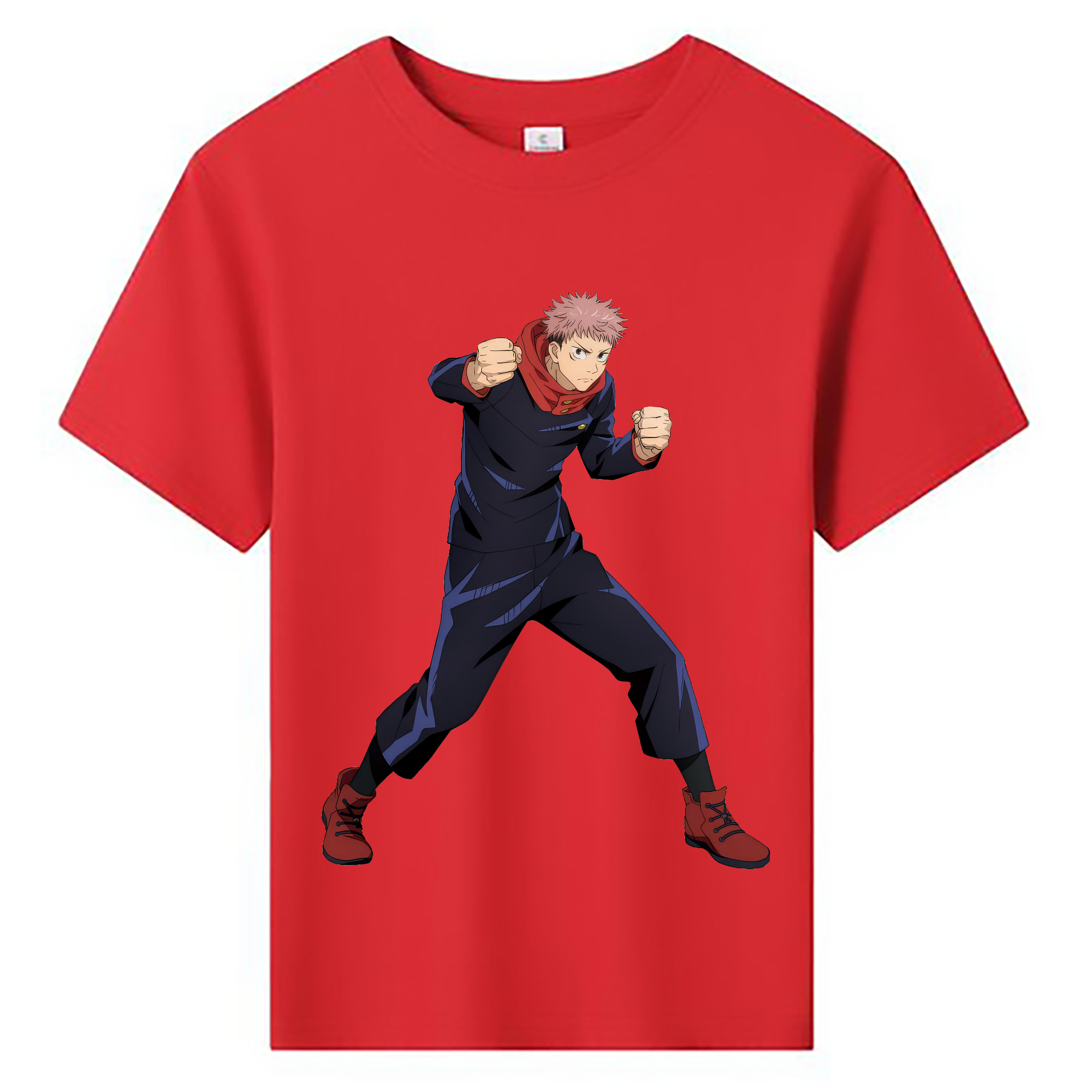 （画像用） 呪術廻戦 Jujutsu Kaisen 綿100％キッズTシャツ（フロントプリント）