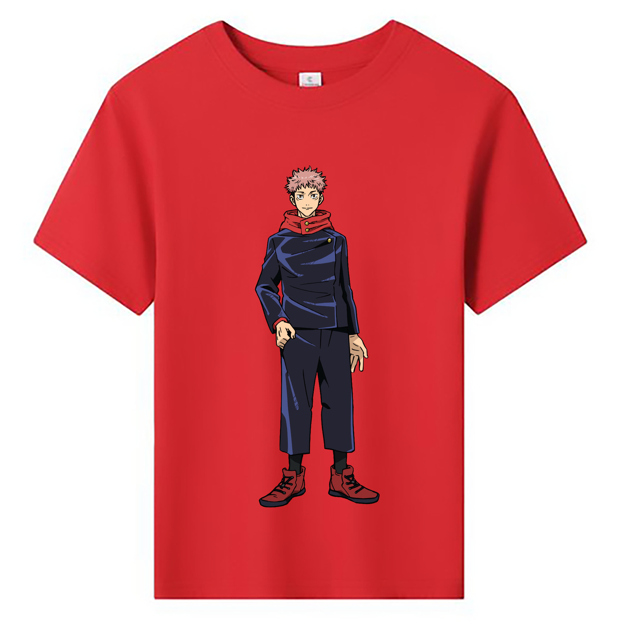 （画像用） 呪術廻戦 Jujutsu Kaisen 綿100％キッズTシャツ（フロントプリント）