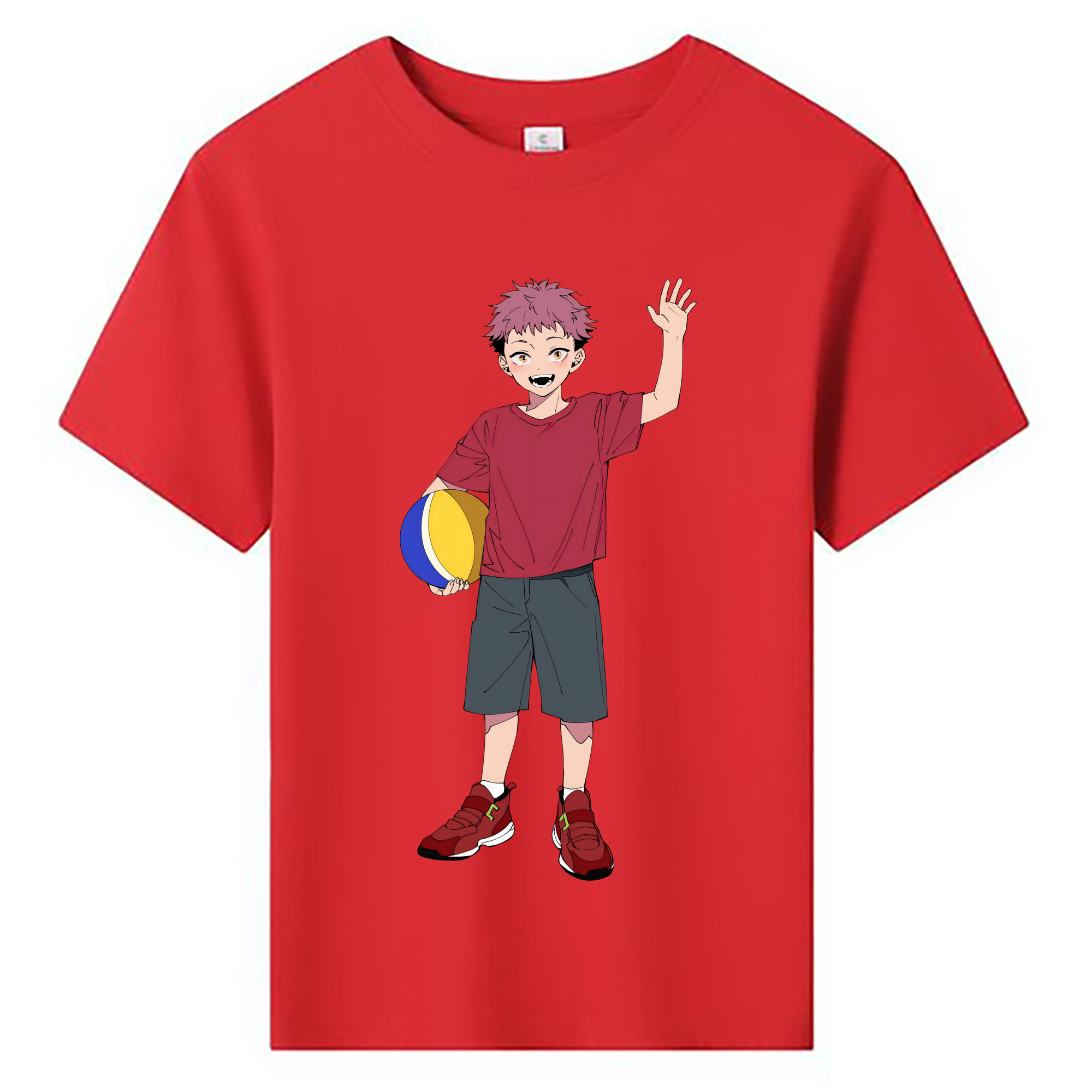 （画像用） 呪術廻戦 Jujutsu Kaisen 綿100％キッズTシャツ（フロントプリント）