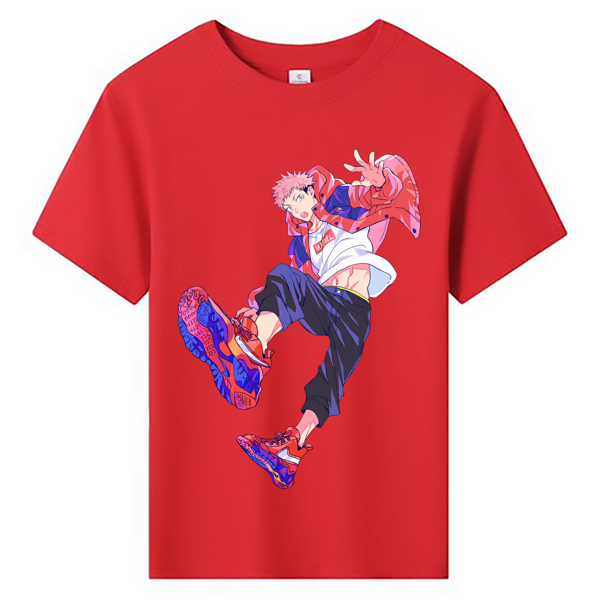 （画像用） 呪術廻戦 Jujutsu Kaisen 綿100％キッズTシャツ（フロントプリント）