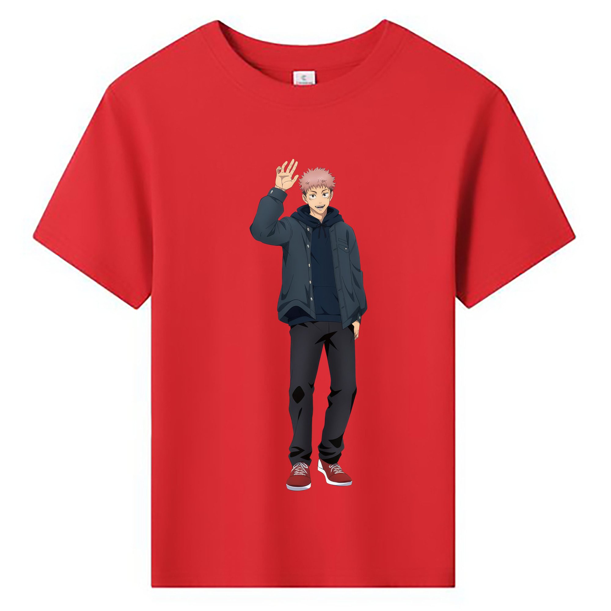 （画像用） 呪術廻戦 Jujutsu Kaisen 綿100％キッズTシャツ（フロントプリント）