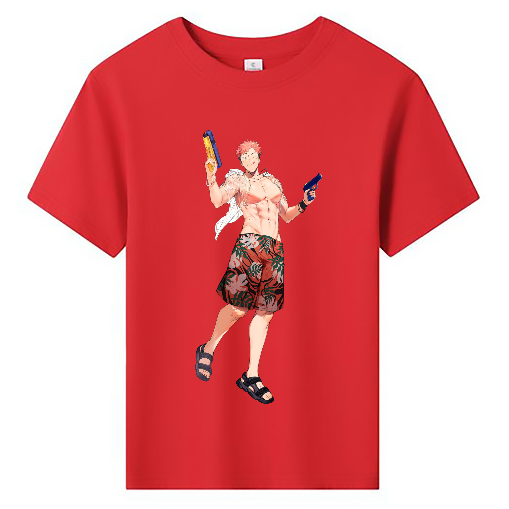 （画像用） 呪術廻戦 Jujutsu Kaisen 綿100％キッズTシャツ（フロントプリント）