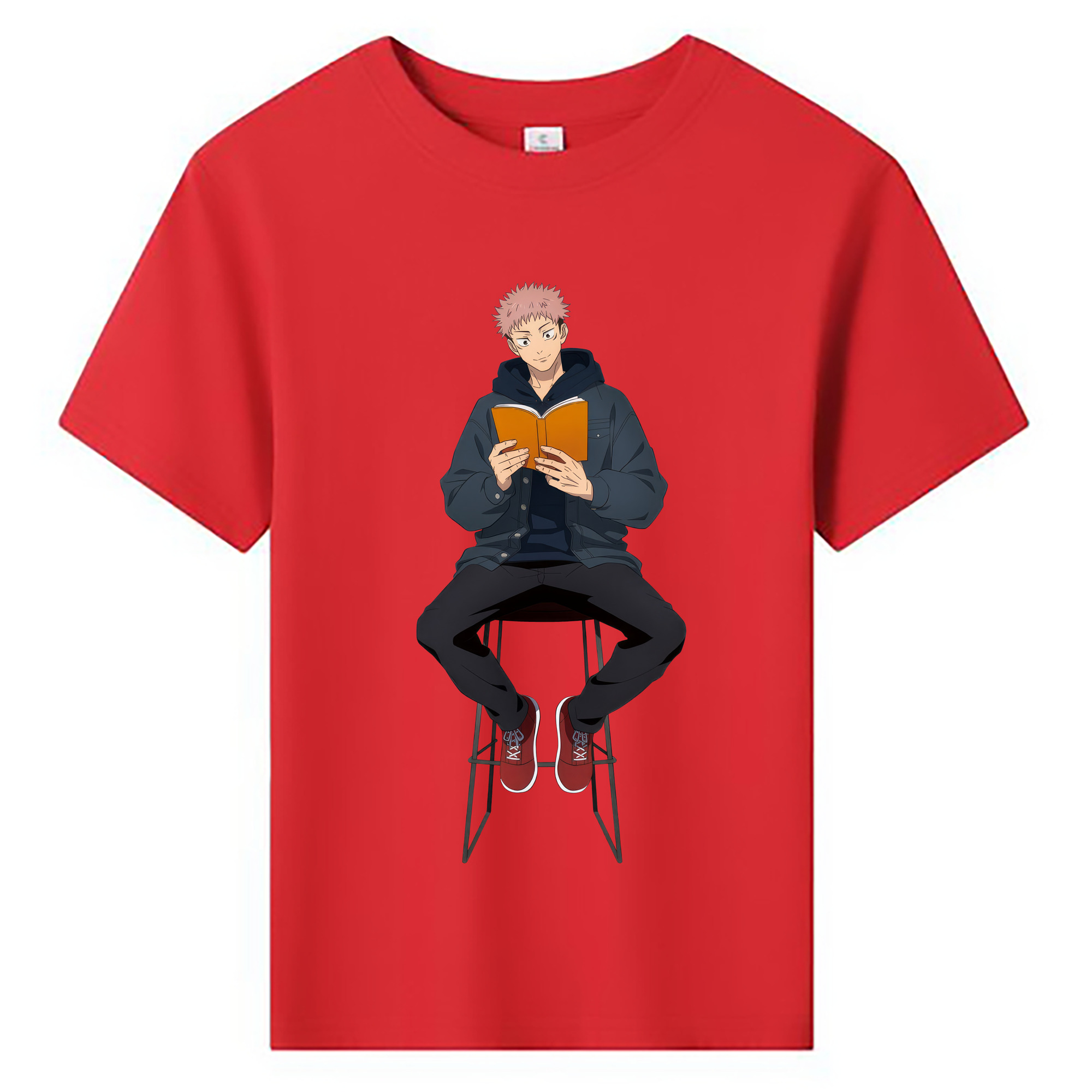 （画像用） 呪術廻戦 Jujutsu Kaisen 綿100％キッズTシャツ（フロントプリント）