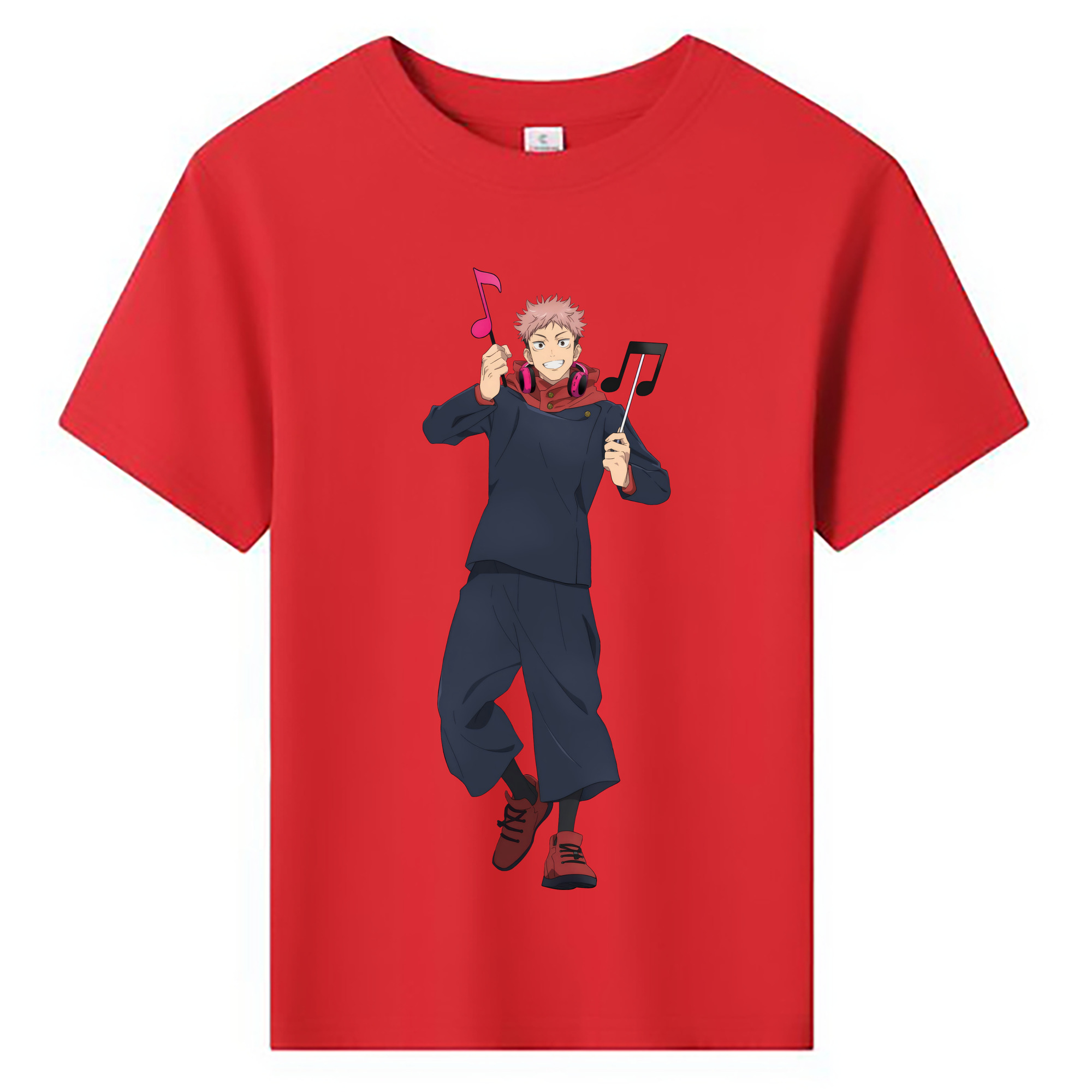 （画像用） 呪術廻戦 Jujutsu Kaisen 綿100％キッズTシャツ（フロントプリント）