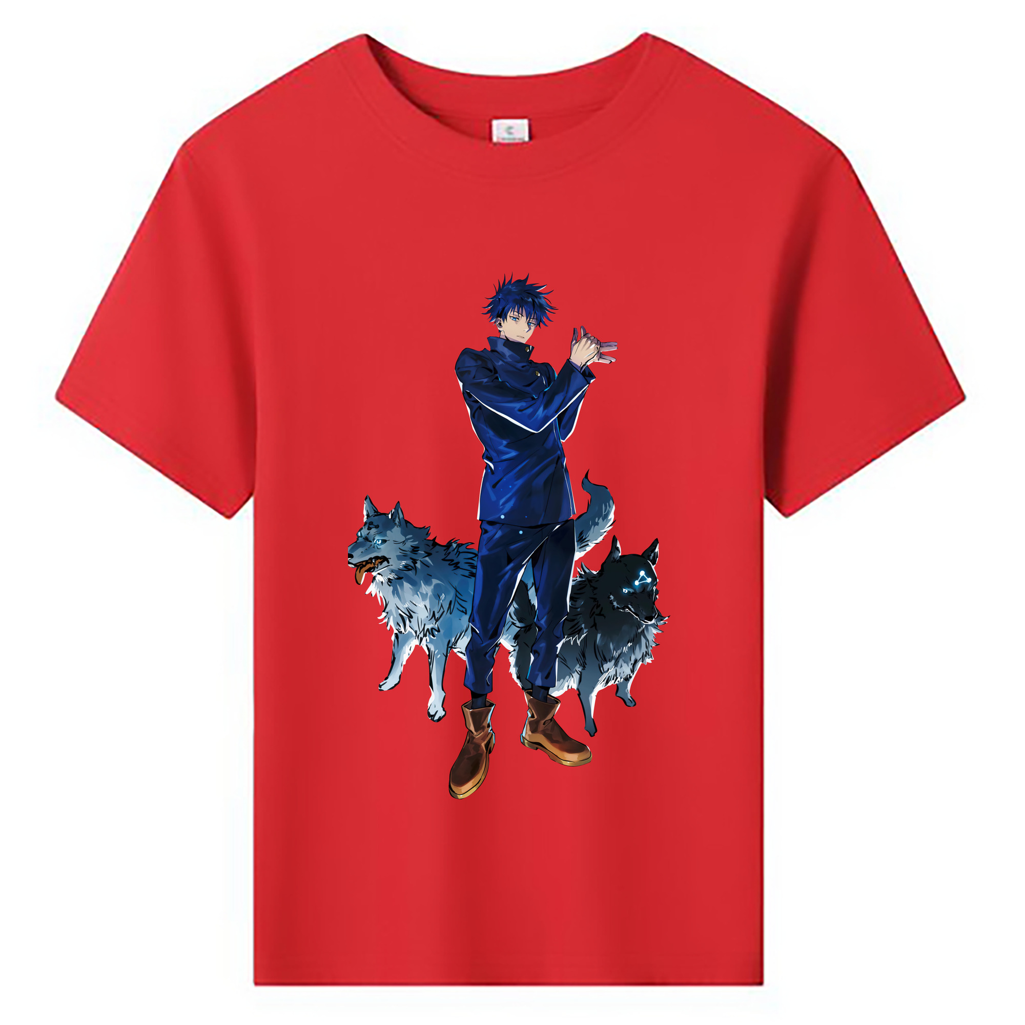 （画像用） 呪術廻戦 Jujutsu Kaisen 綿100％キッズTシャツ（フロントプリント）