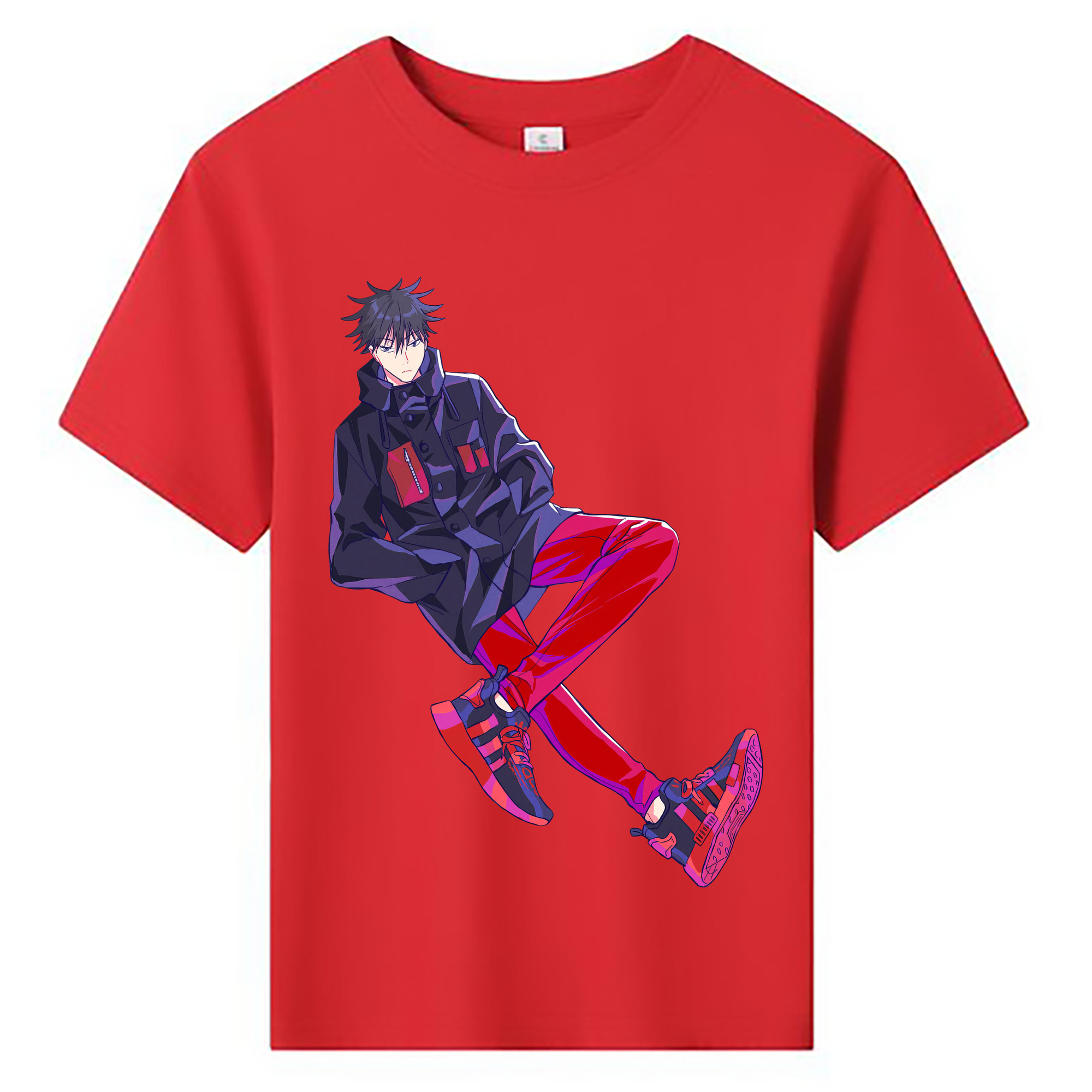 （画像用） 呪術廻戦 Jujutsu Kaisen 綿100％キッズTシャツ（フロントプリント）