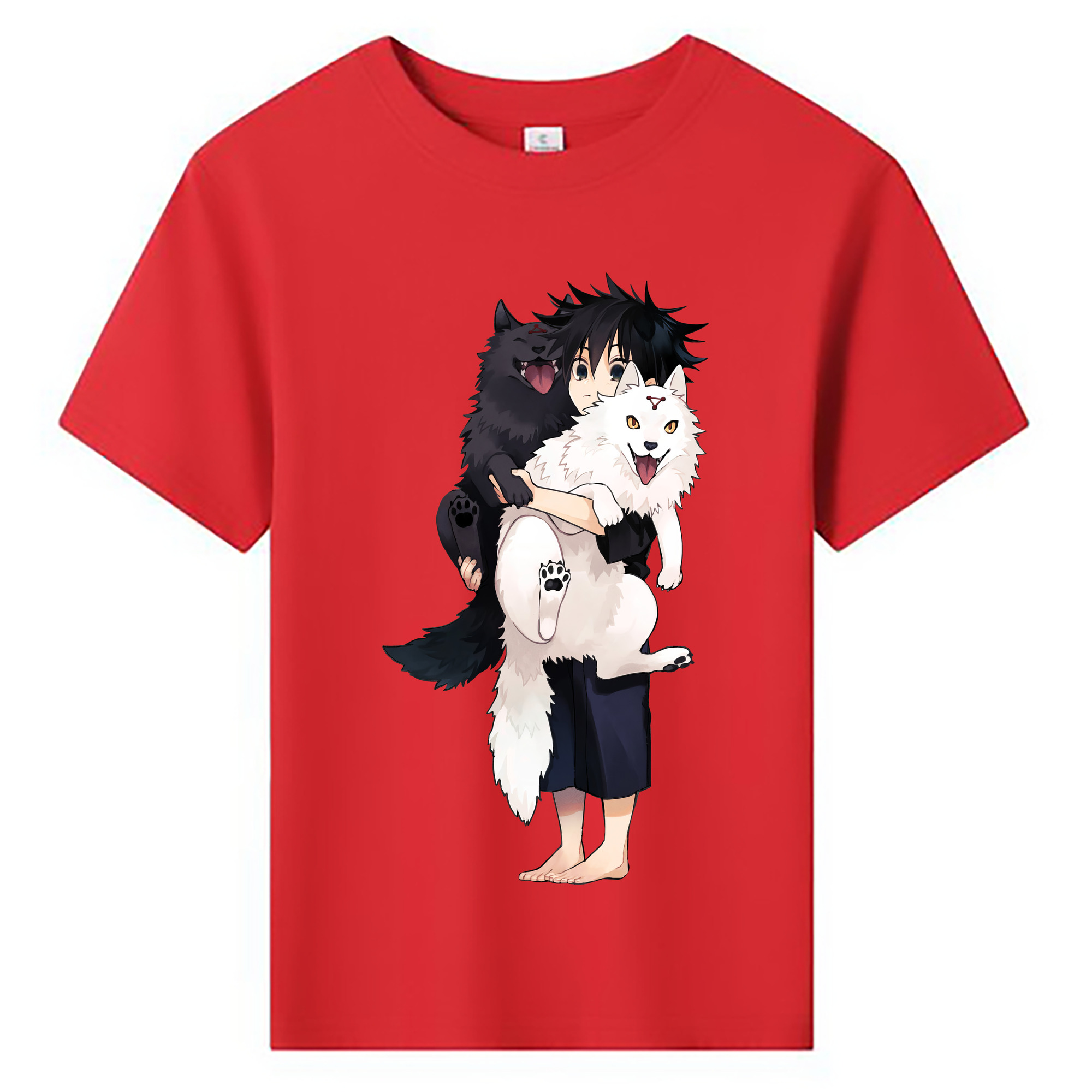 （画像用） 呪術廻戦 Jujutsu Kaisen 綿100％キッズTシャツ（フロントプリント）