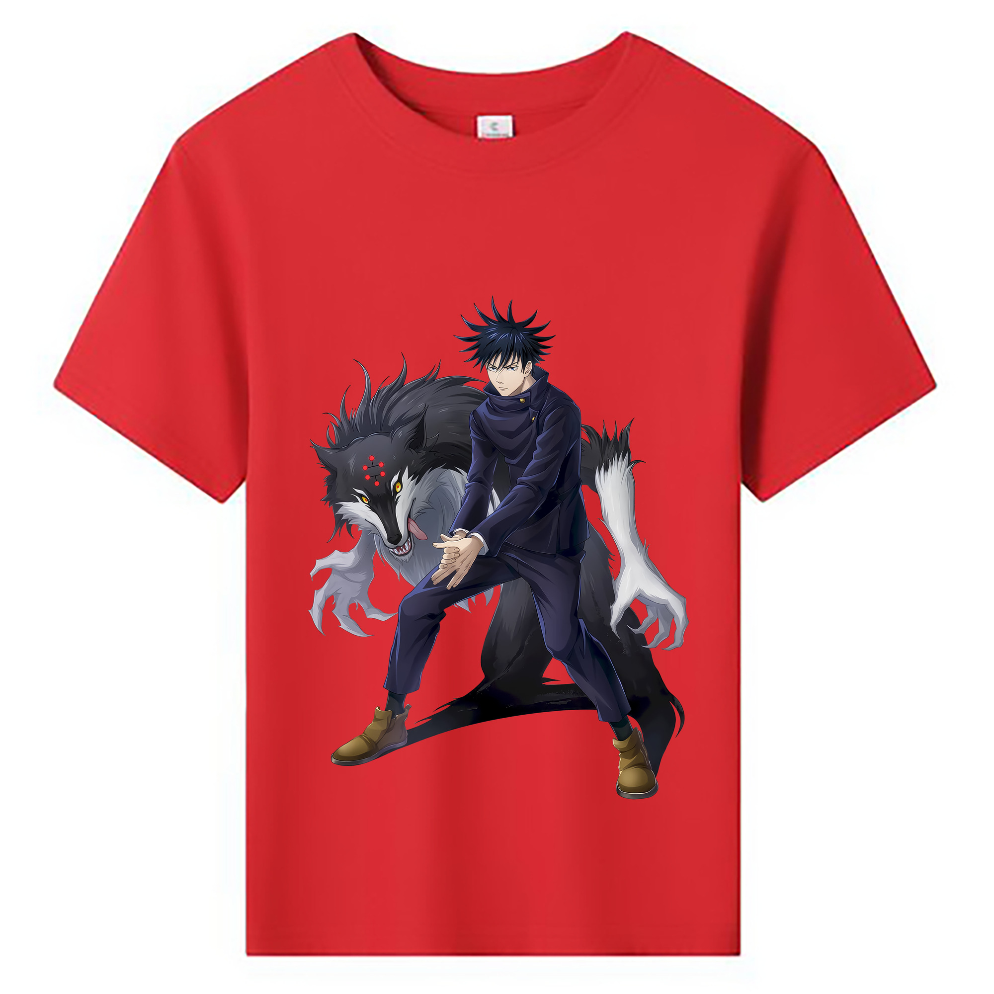 （画像用） 呪術廻戦 Jujutsu Kaisen 綿100％キッズTシャツ（フロントプリント）