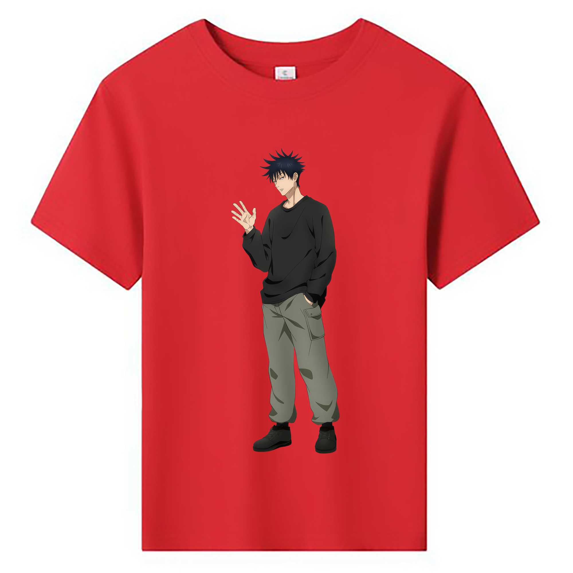 （画像用） 呪術廻戦 Jujutsu Kaisen 綿100％キッズTシャツ（フロントプリント）
