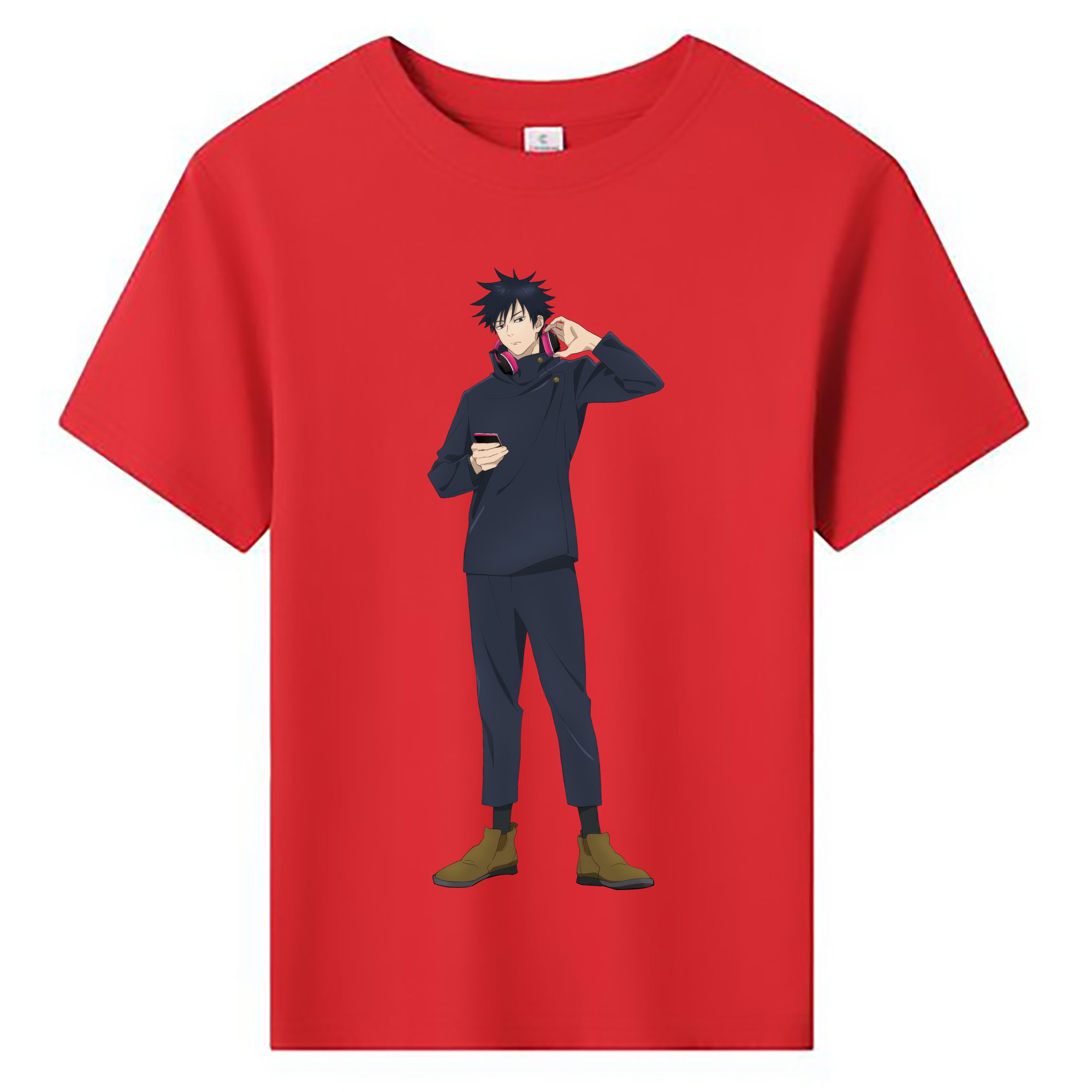 （画像用） 呪術廻戦 Jujutsu Kaisen 綿100％キッズTシャツ（フロントプリント）