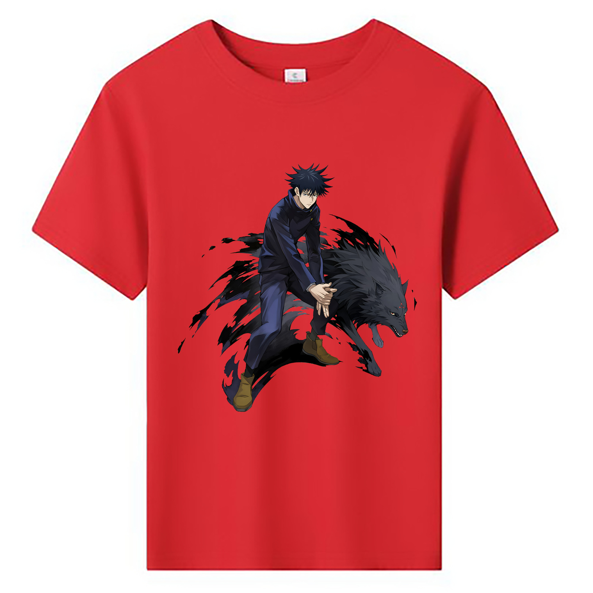 （画像用） 呪術廻戦 Jujutsu Kaisen 綿100％キッズTシャツ（フロントプリント）