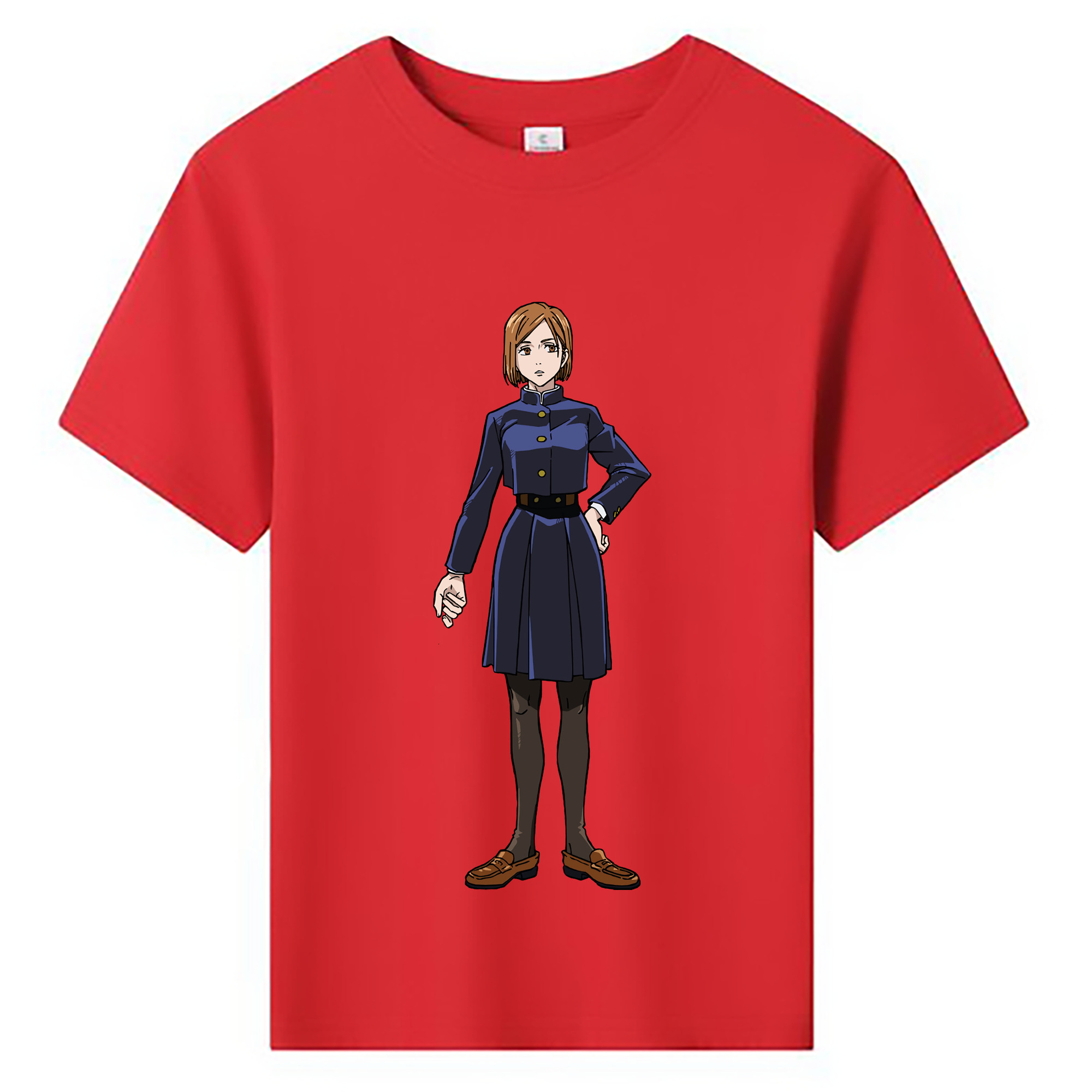 （画像用） 呪術廻戦 Jujutsu Kaisen 綿100％キッズTシャツ（フロントプリント）