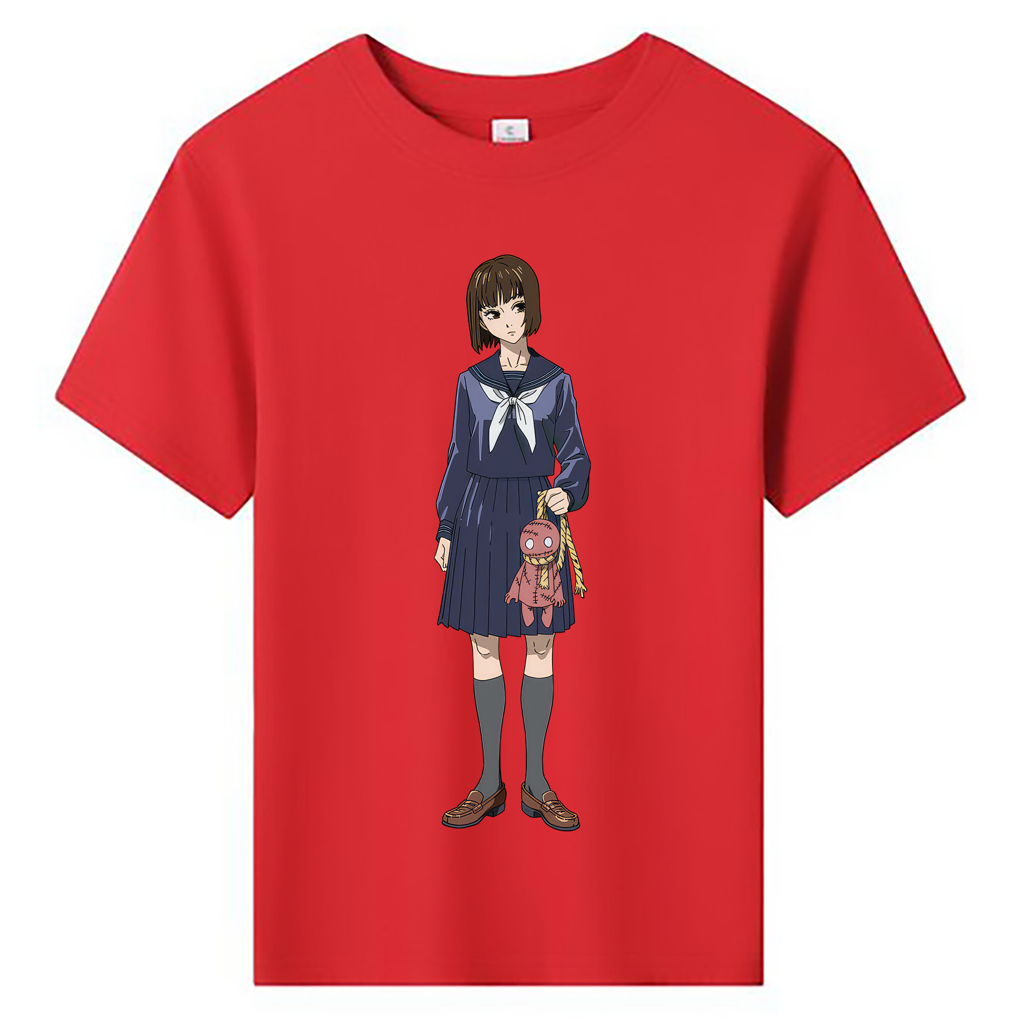 （画像用） 呪術廻戦 Jujutsu Kaisen 綿100％キッズTシャツ（フロントプリント）