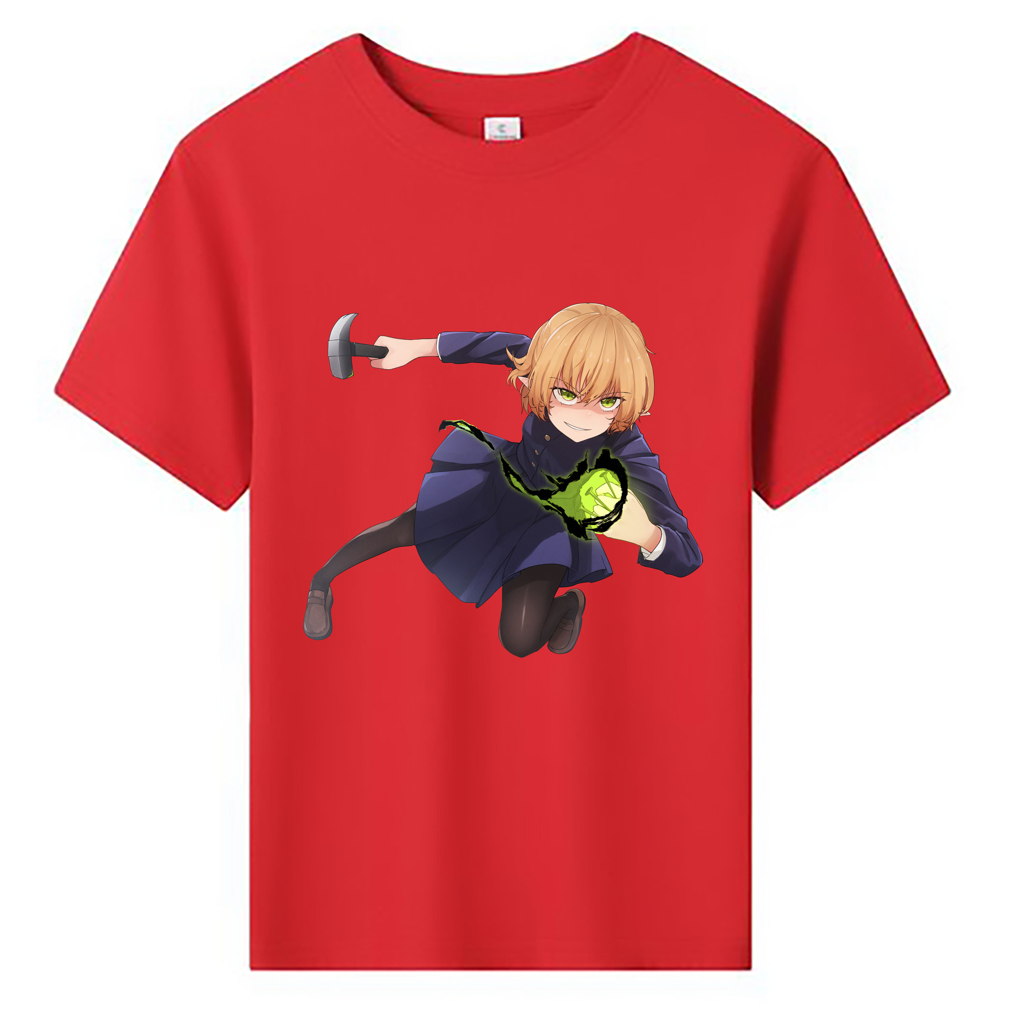 （画像用） 呪術廻戦 Jujutsu Kaisen 綿100％キッズTシャツ（フロントプリント）