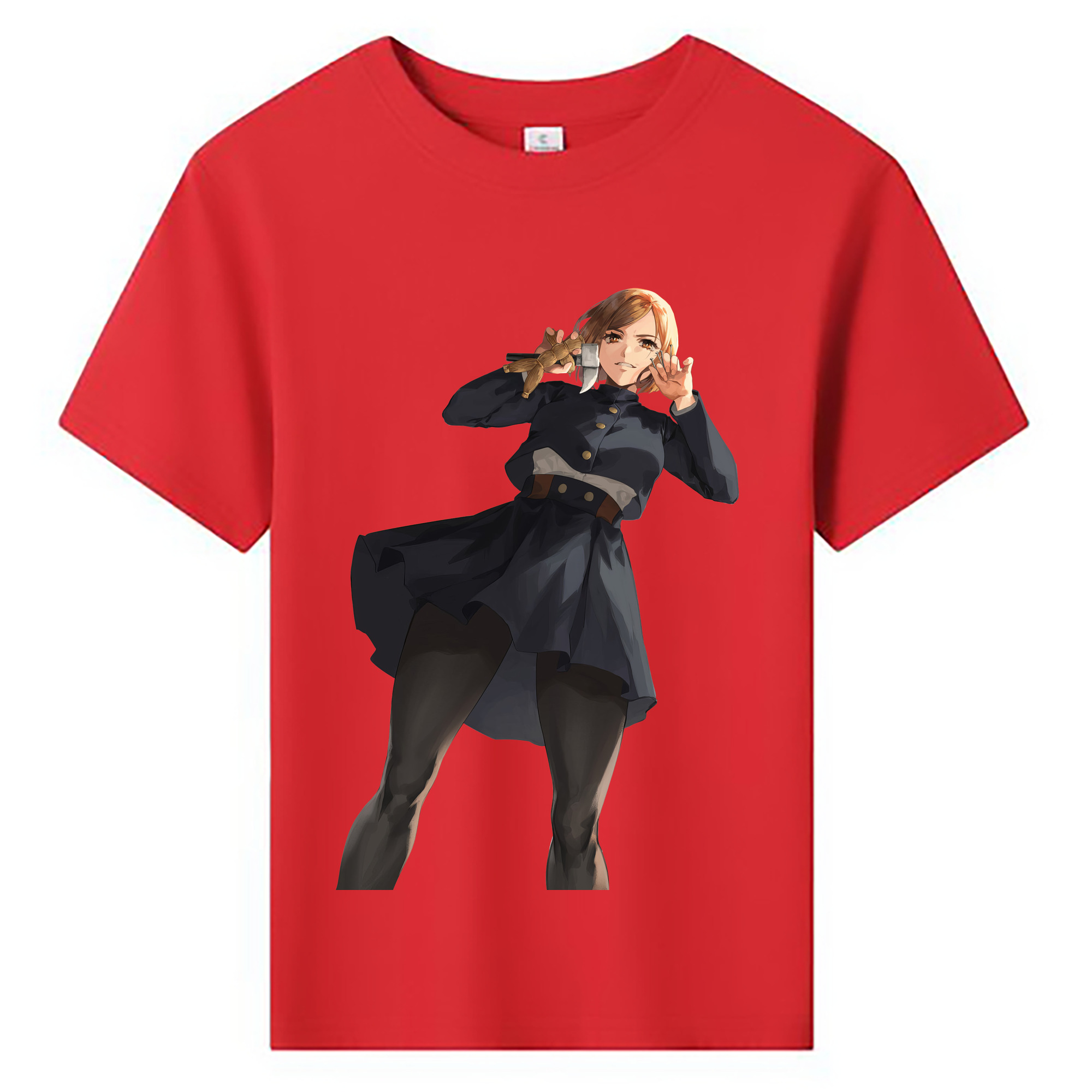 （画像用） 呪術廻戦 Jujutsu Kaisen 綿100％キッズTシャツ（フロントプリント）