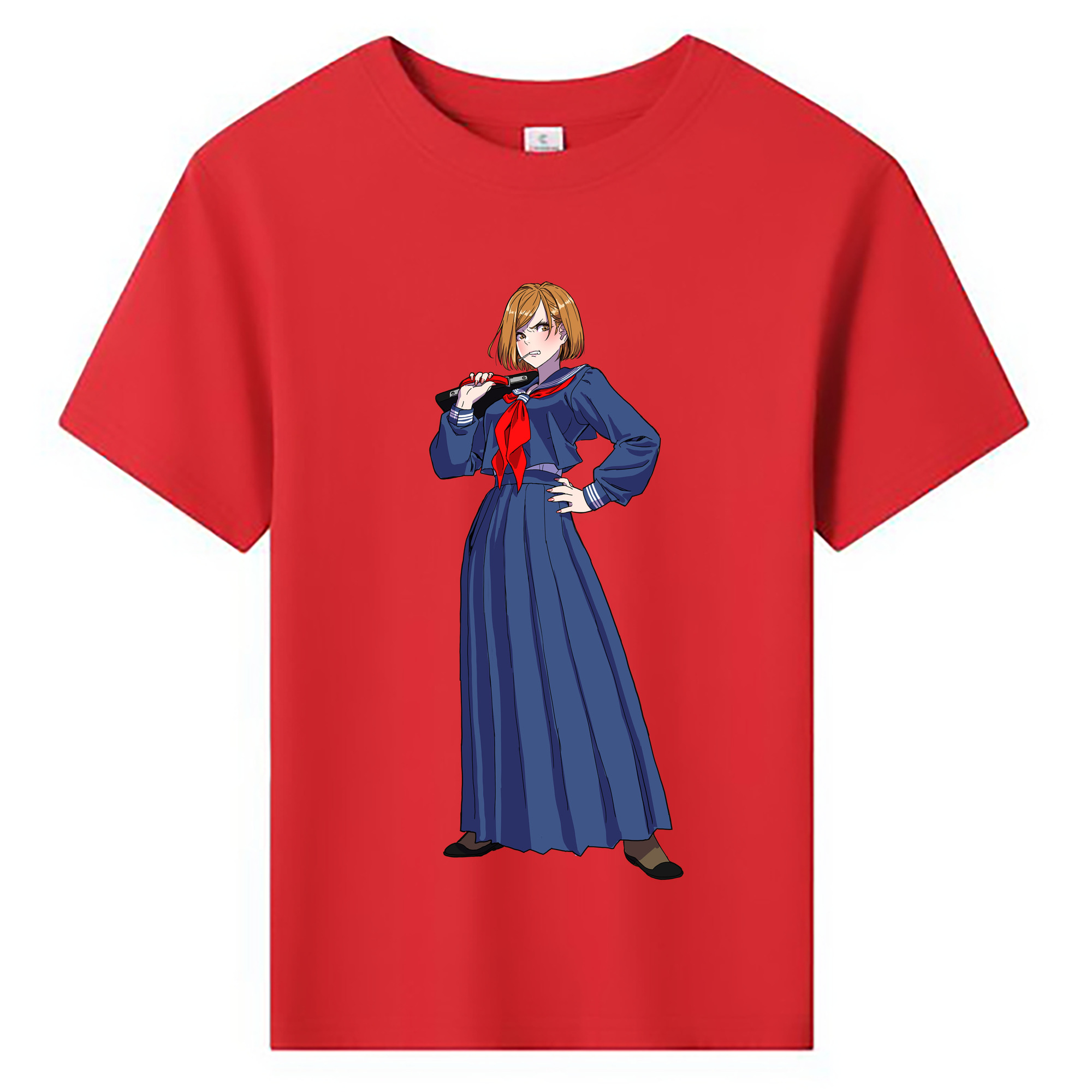 （画像用） 呪術廻戦 Jujutsu Kaisen 綿100％キッズTシャツ（フロントプリント）