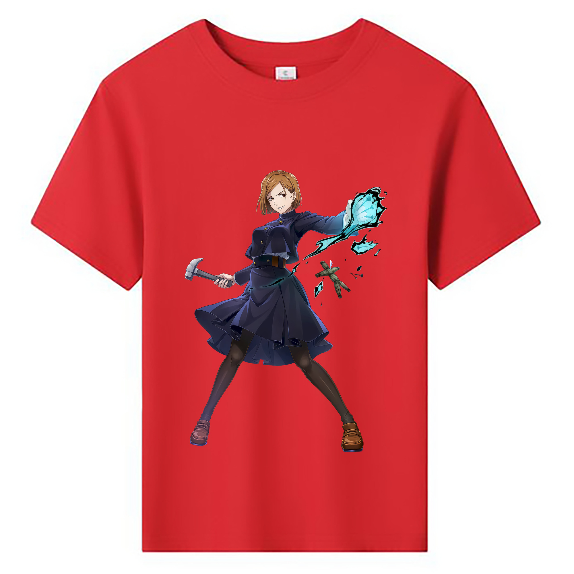 （画像用） 呪術廻戦 Jujutsu Kaisen 綿100％キッズTシャツ（フロントプリント）