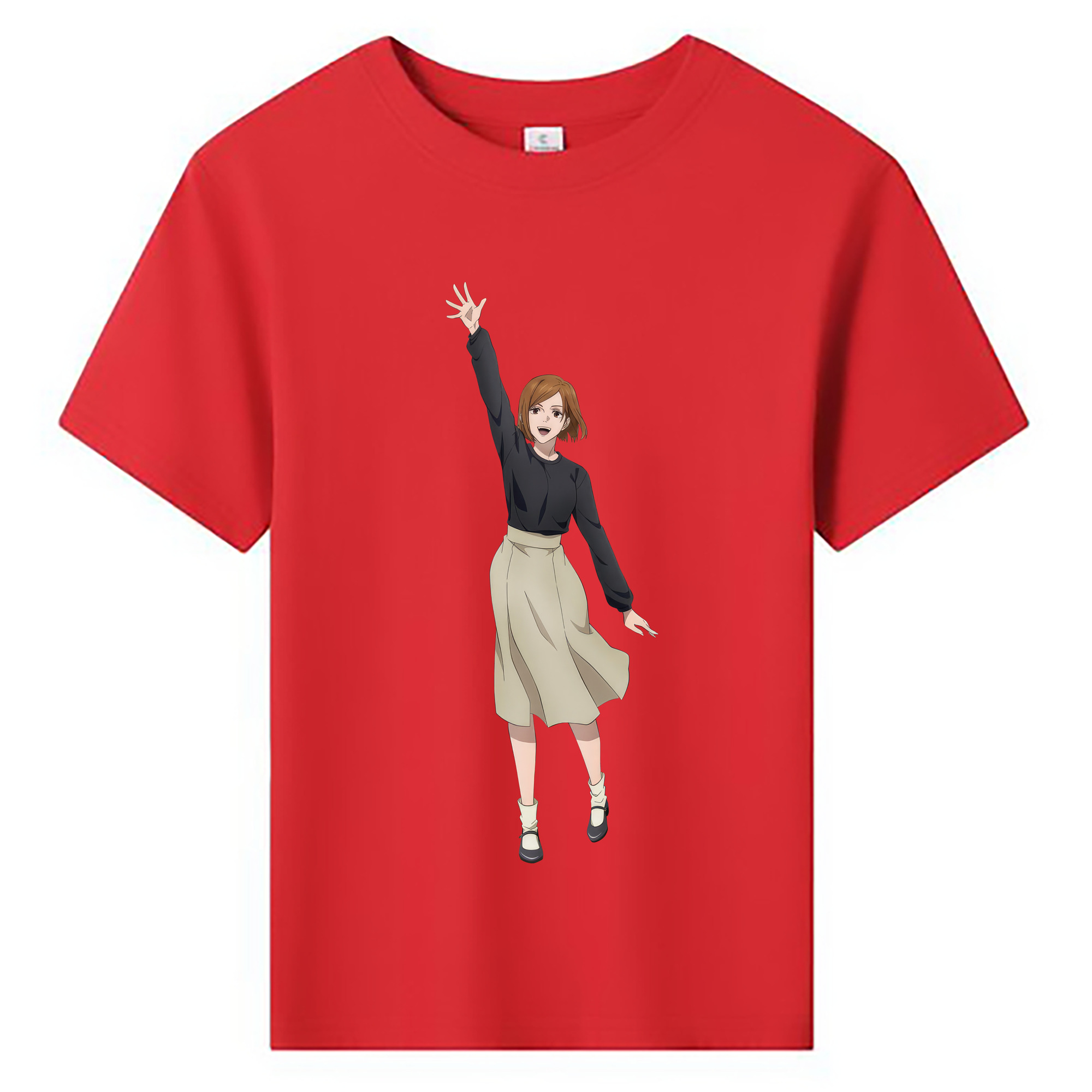 （画像用） 呪術廻戦 Jujutsu Kaisen 綿100％キッズTシャツ（フロントプリント）