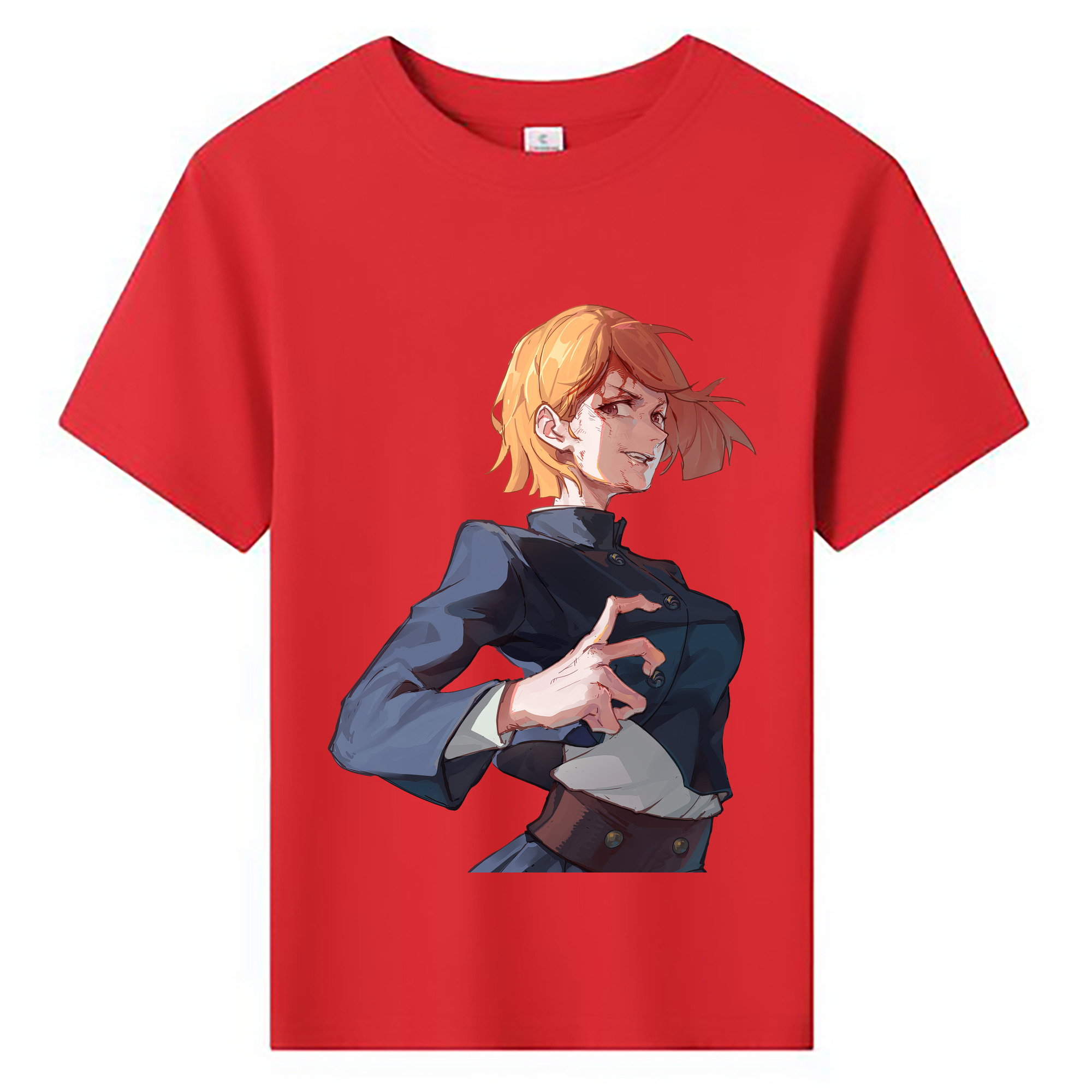 （画像用） 呪術廻戦 Jujutsu Kaisen 綿100％キッズTシャツ（フロントプリント）