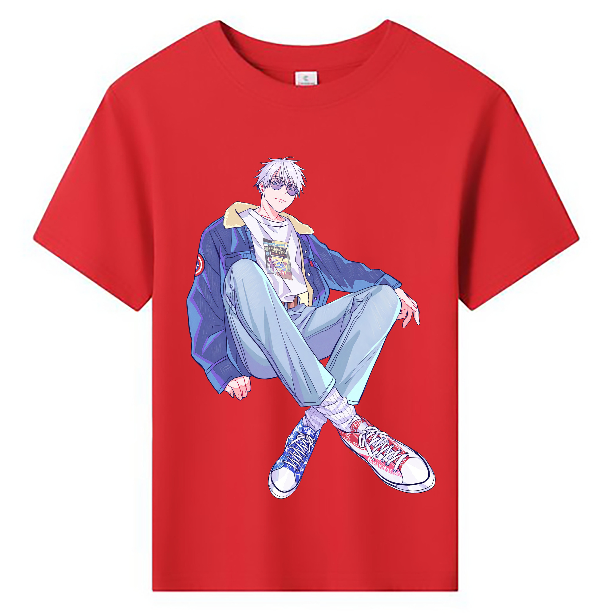 （画像用） 呪術廻戦 Jujutsu Kaisen 綿100％キッズTシャツ（フロントプリント）
