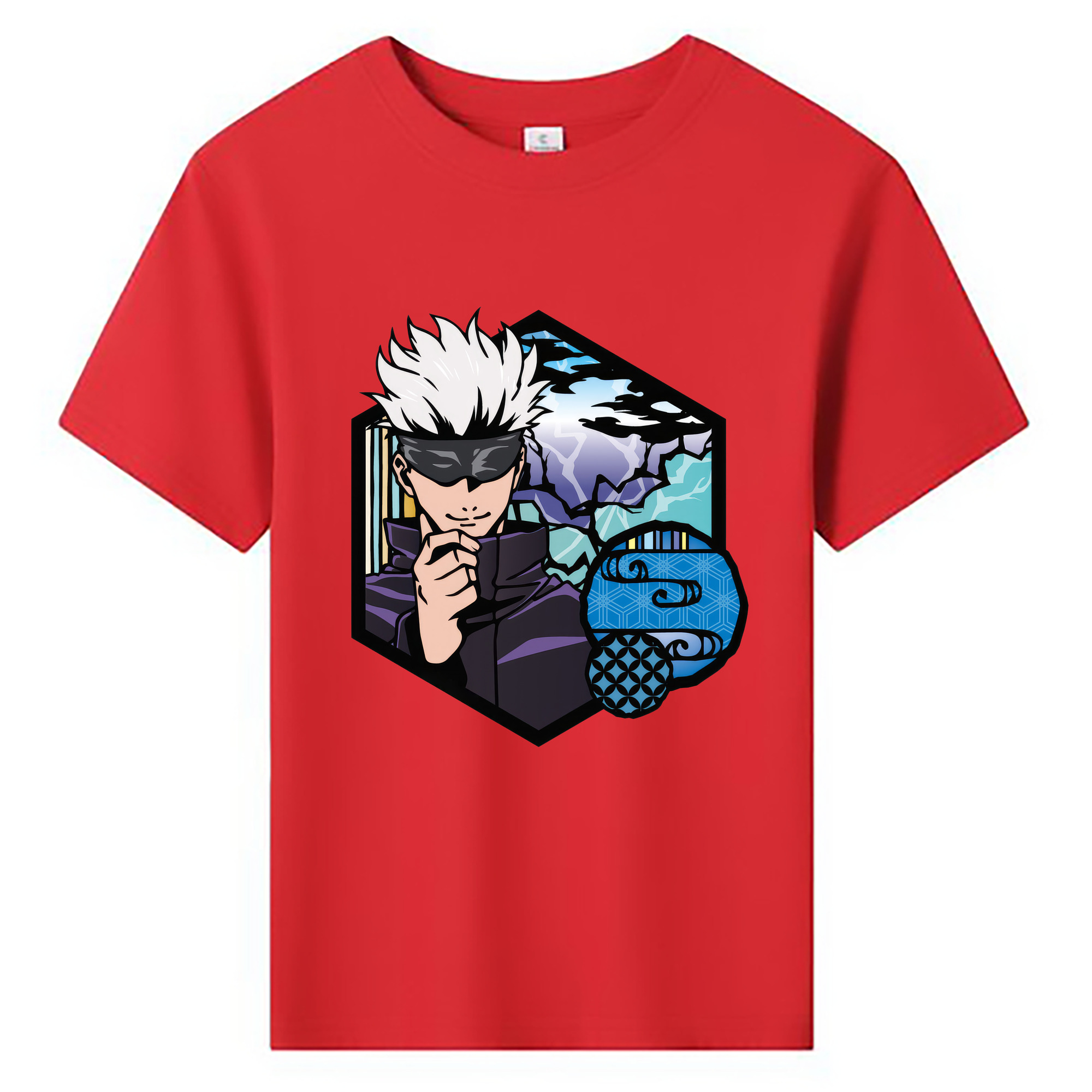 （画像用） 呪術廻戦 Jujutsu Kaisen 綿100％キッズTシャツ（フロントプリント）