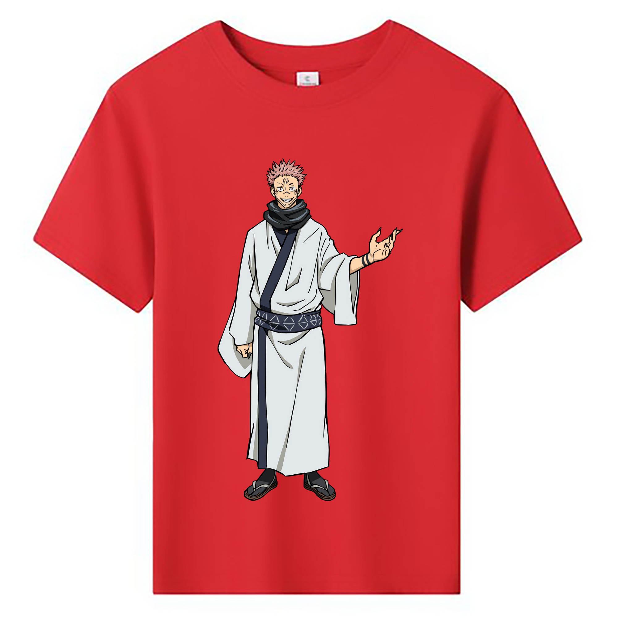 （画像用） 呪術廻戦 Jujutsu Kaisen 綿100％キッズTシャツ（フロントプリント）