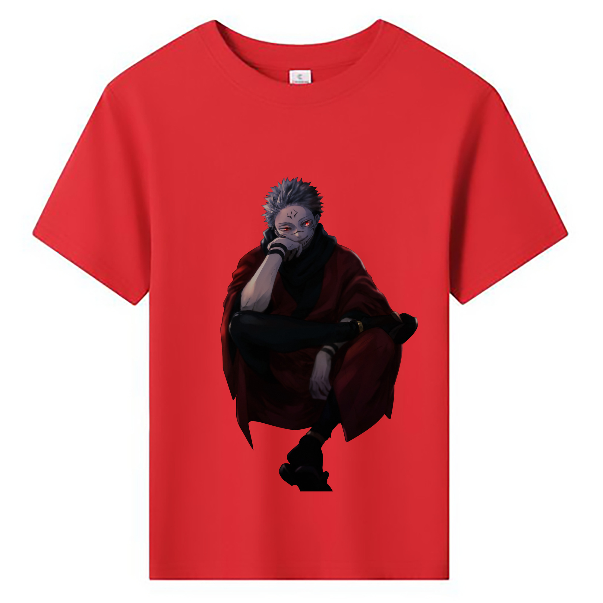 （画像用） 呪術廻戦 Jujutsu Kaisen 綿100％キッズTシャツ（フロントプリント）