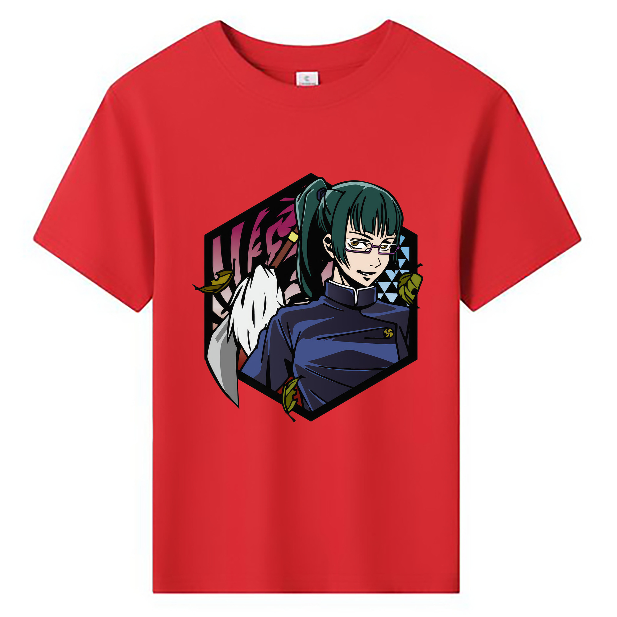 （画像用） 呪術廻戦 Jujutsu Kaisen 綿100％キッズTシャツ（フロントプリント）