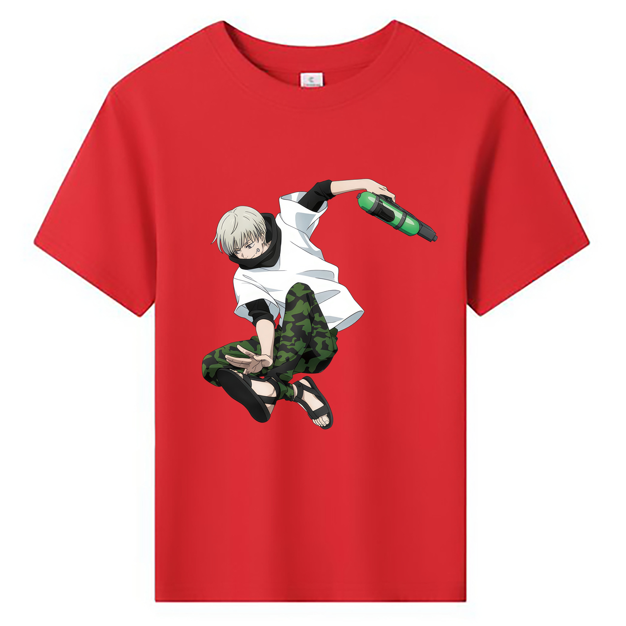 （画像用） 呪術廻戦 Jujutsu Kaisen 綿100％キッズTシャツ（フロントプリント）