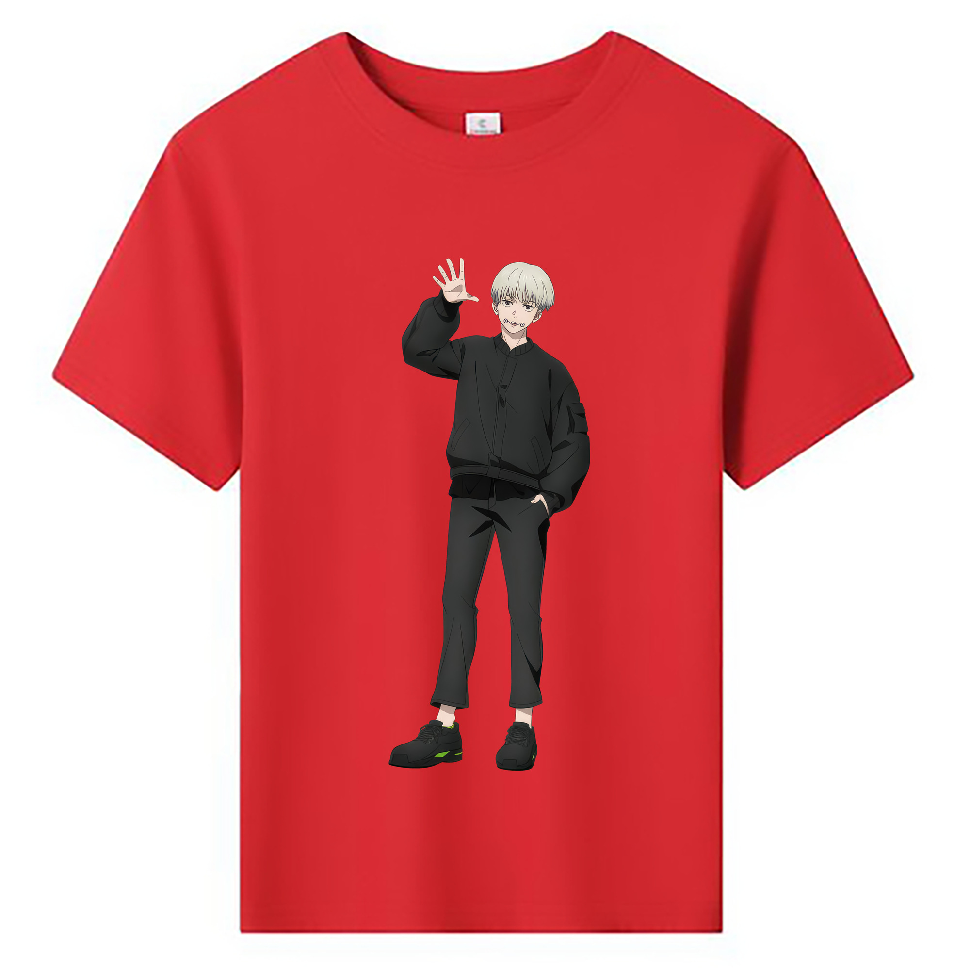 （画像用） 呪術廻戦 Jujutsu Kaisen 綿100％キッズTシャツ（フロントプリント）