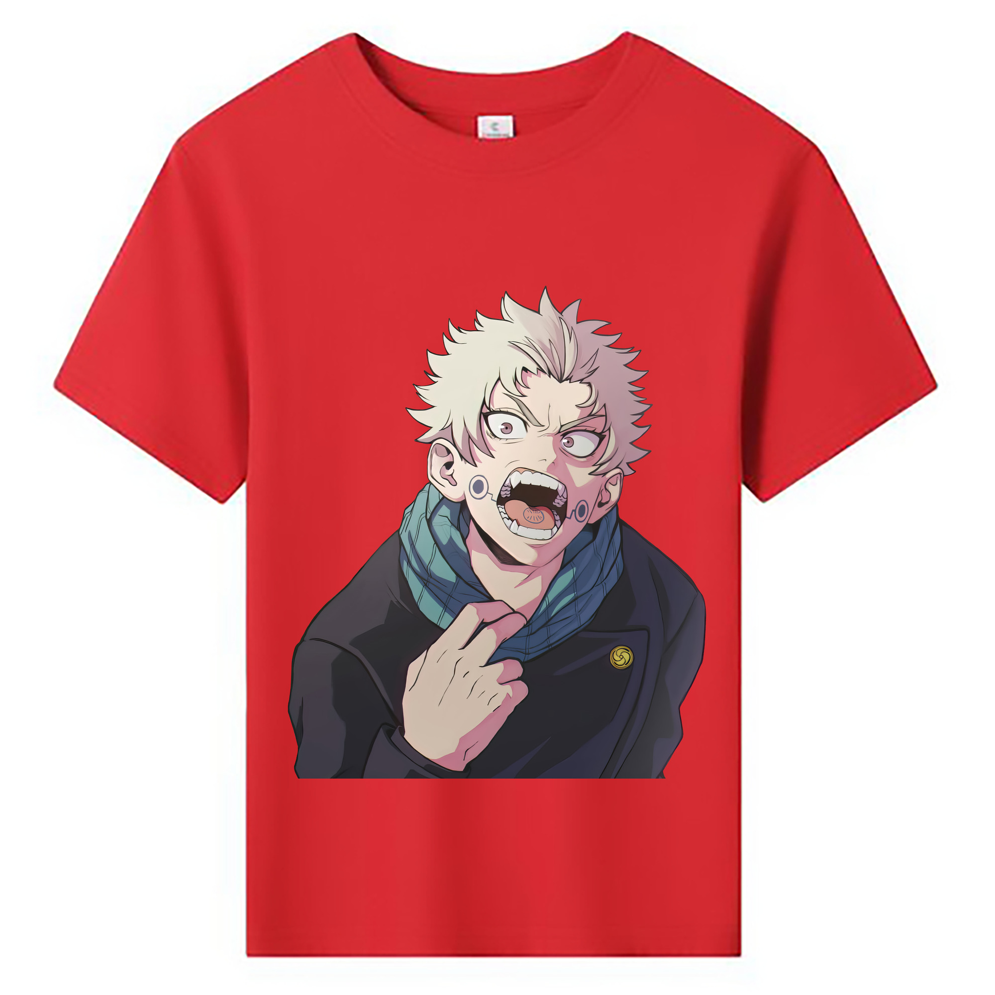 （画像用） 呪術廻戦 Jujutsu Kaisen 綿100％キッズTシャツ（フロントプリント）