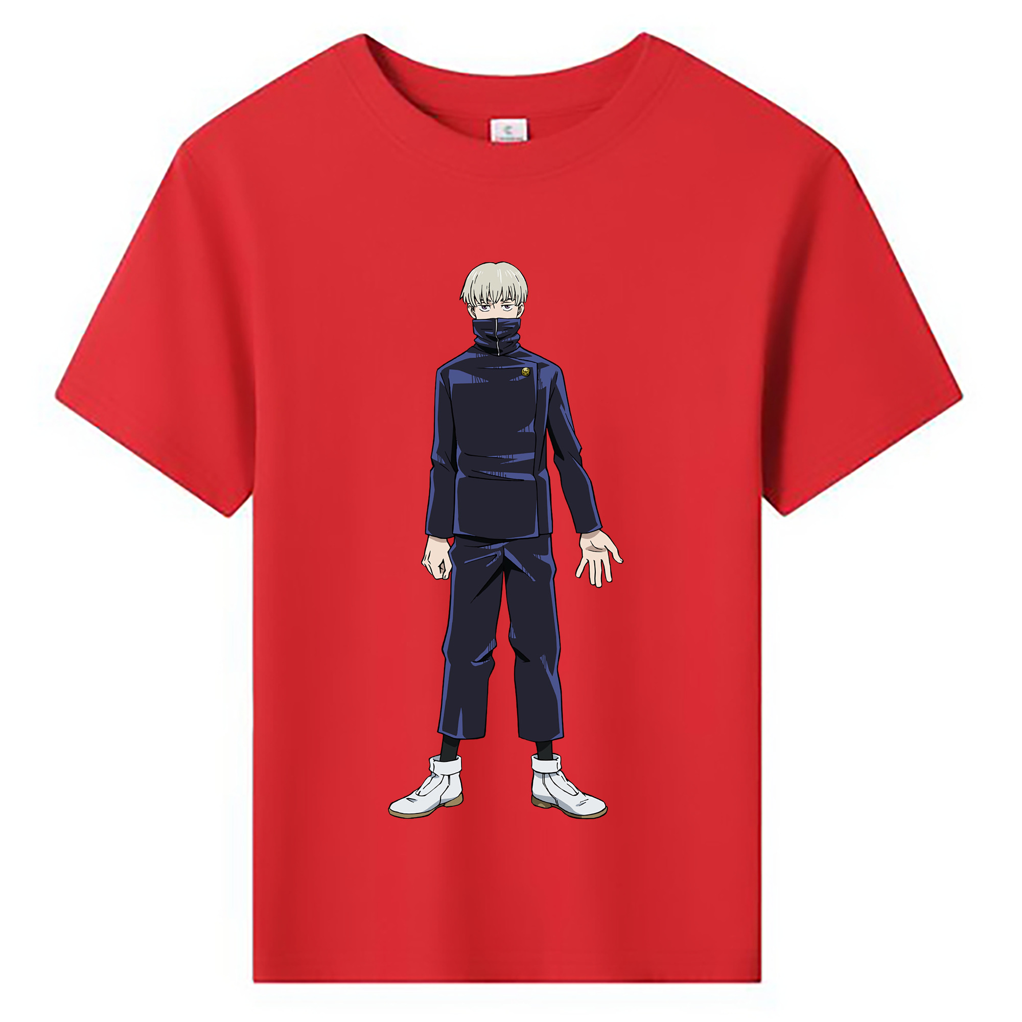 （画像用） 呪術廻戦 Jujutsu Kaisen 綿100％キッズTシャツ（フロントプリント）