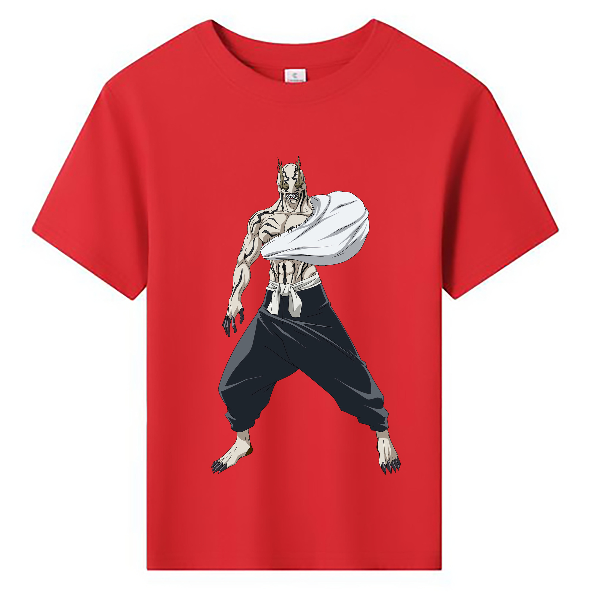 （画像用） 呪術廻戦 Jujutsu Kaisen 綿100％キッズTシャツ（フロントプリント）