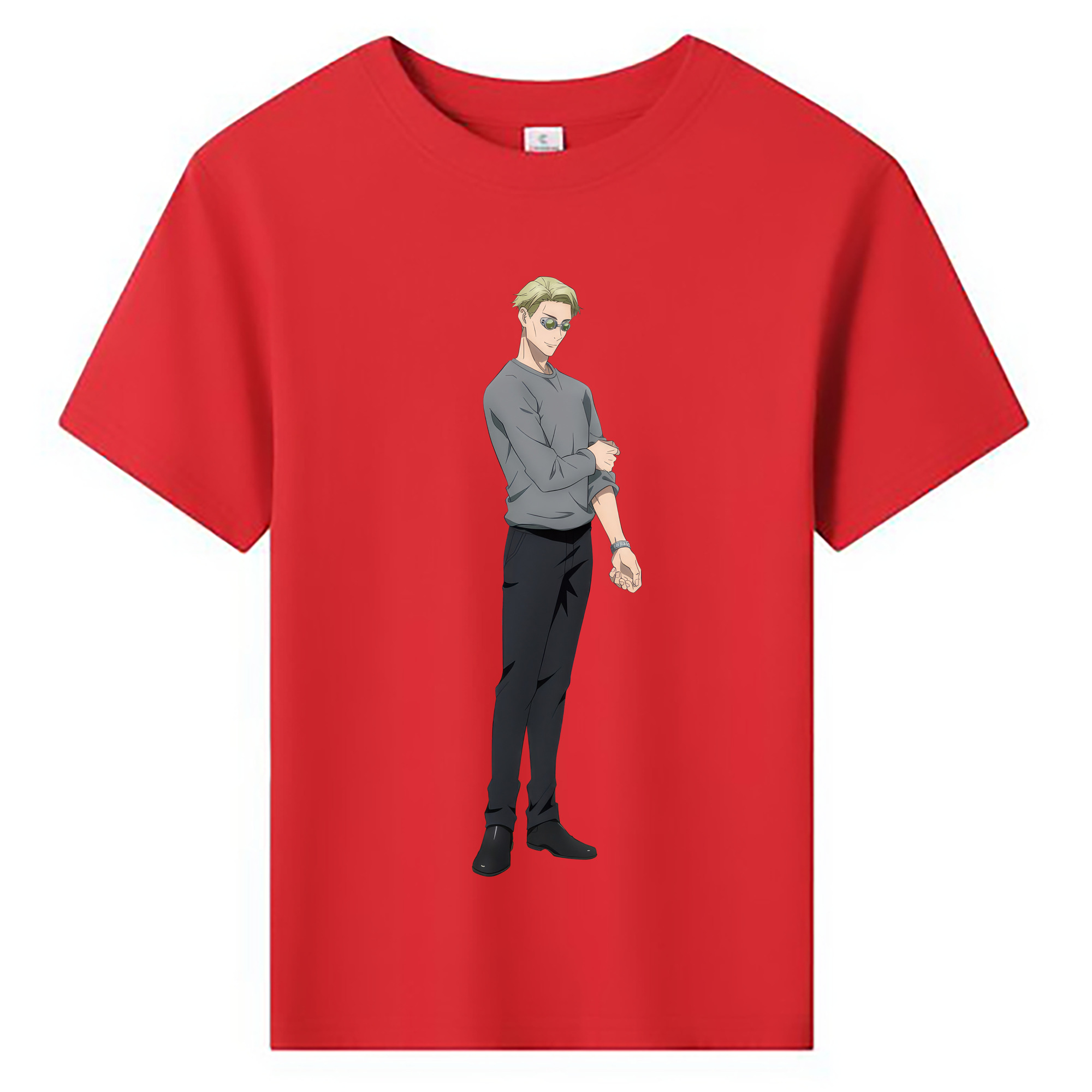 （画像用） 呪術廻戦 Jujutsu Kaisen 綿100％キッズTシャツ（フロントプリント）