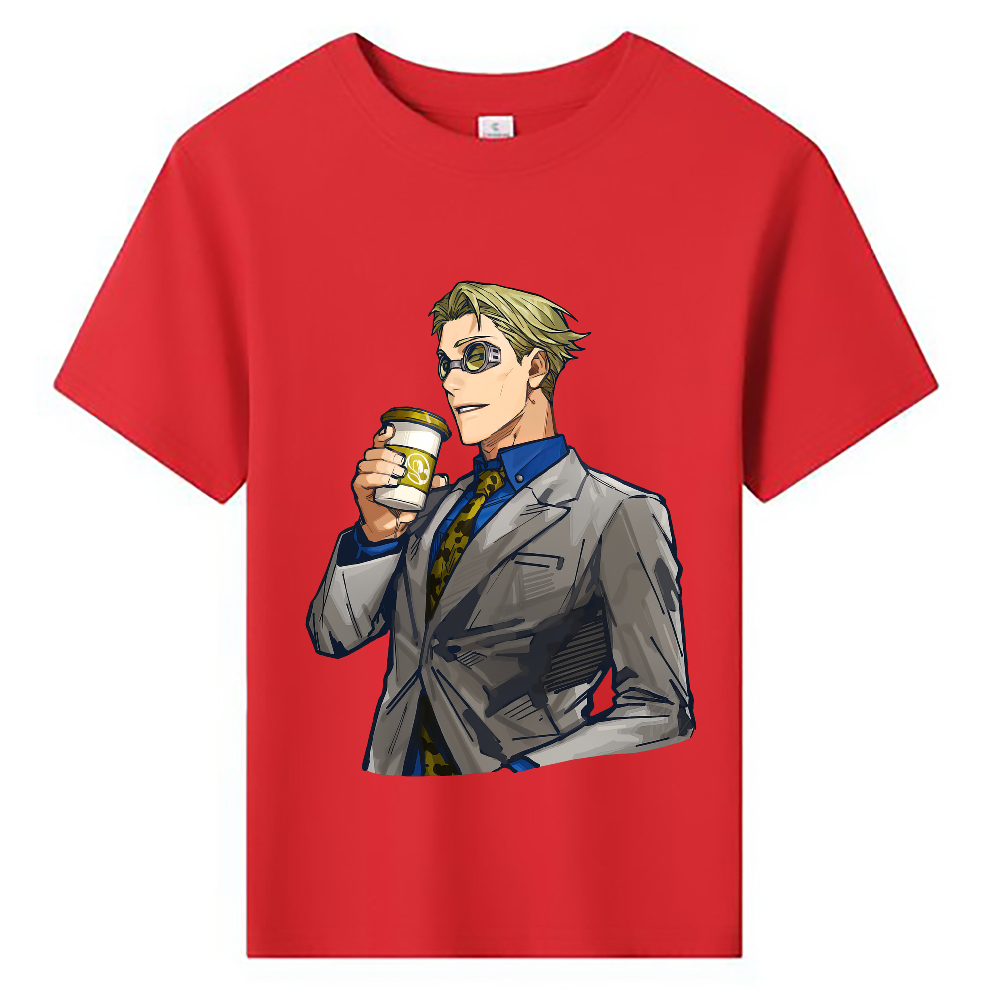 （画像用） 呪術廻戦 Jujutsu Kaisen 綿100％キッズTシャツ（フロントプリント）