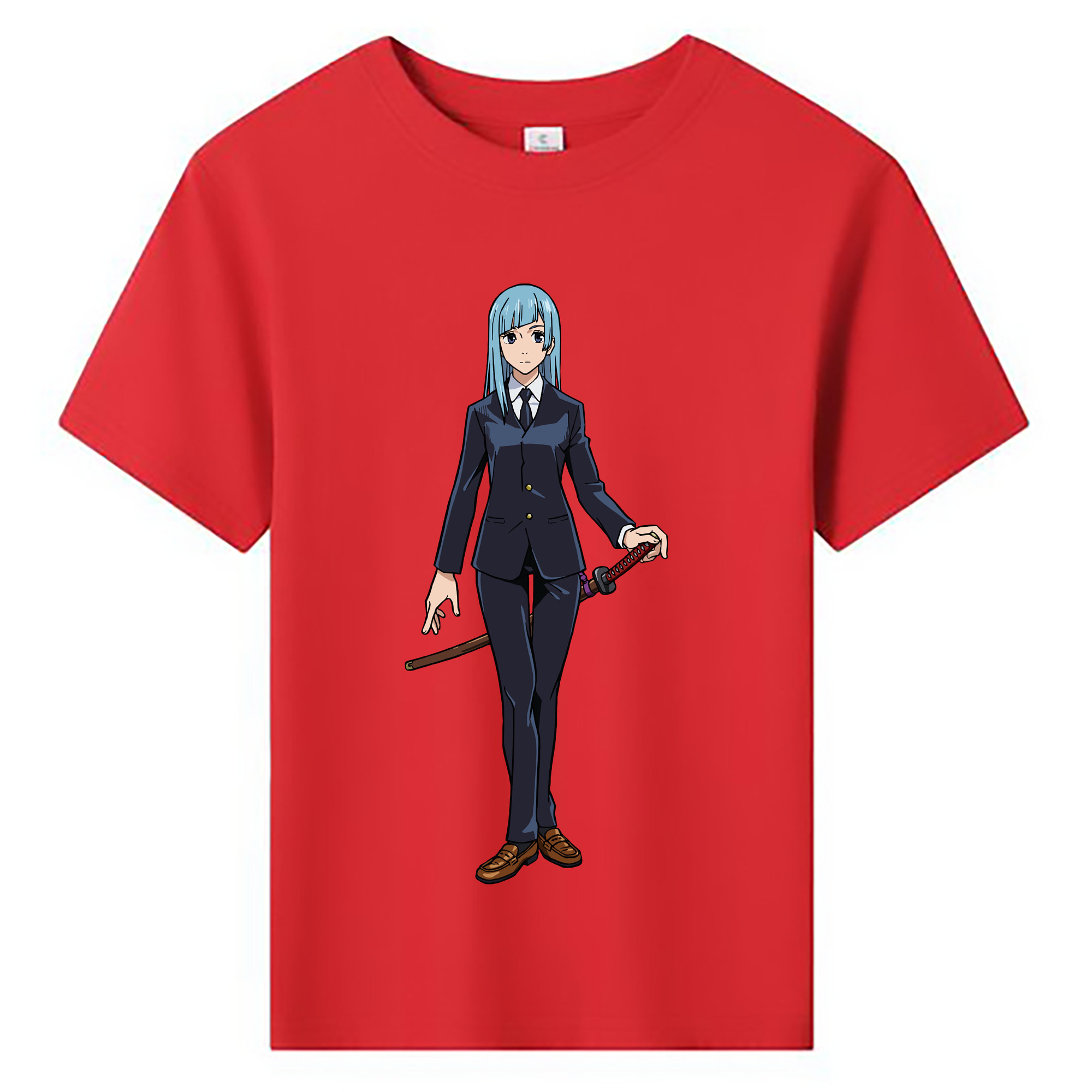 （画像用） 呪術廻戦 Jujutsu Kaisen 綿100％キッズTシャツ（フロントプリント）