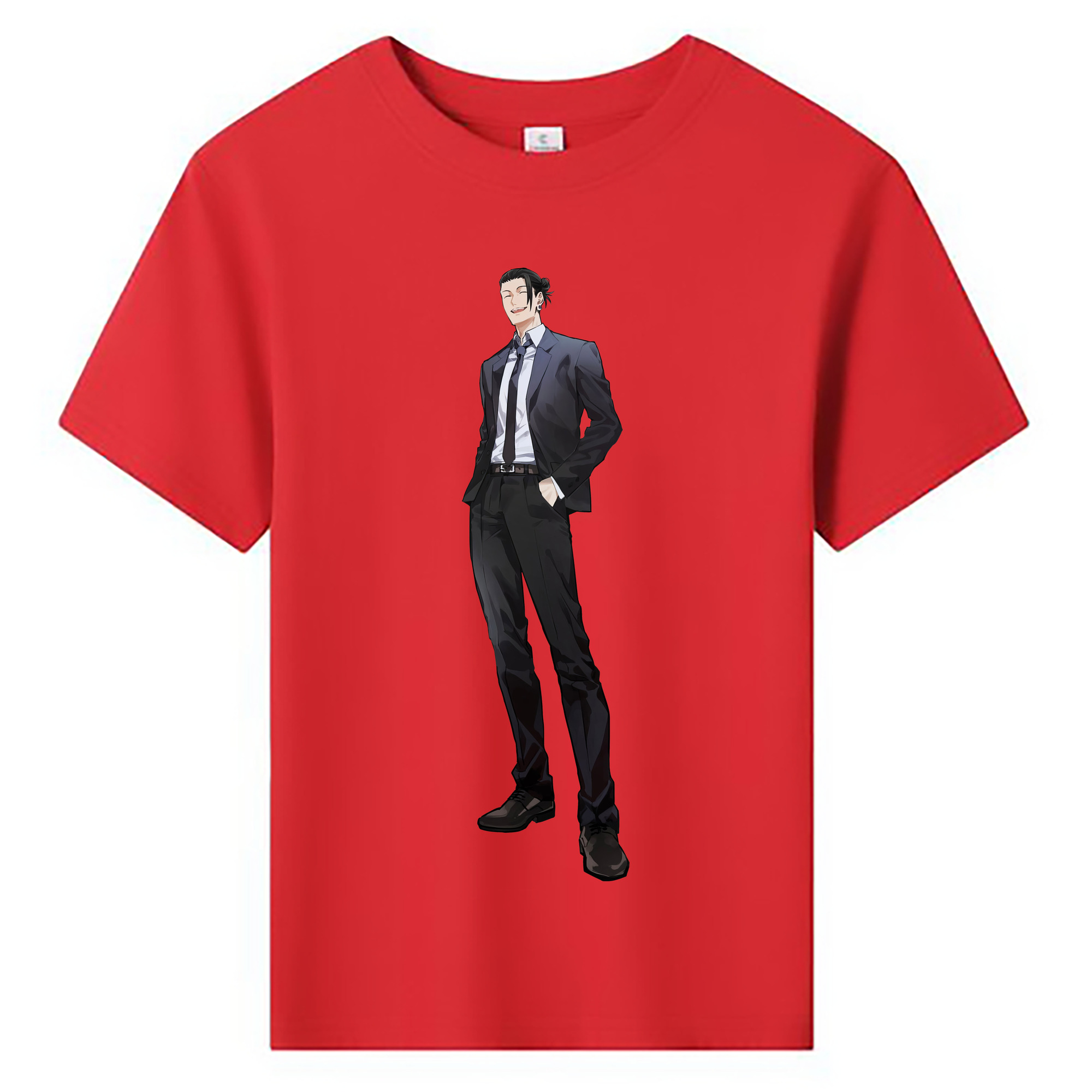 （画像用） 呪術廻戦 Jujutsu Kaisen 綿100％キッズTシャツ（フロントプリント）